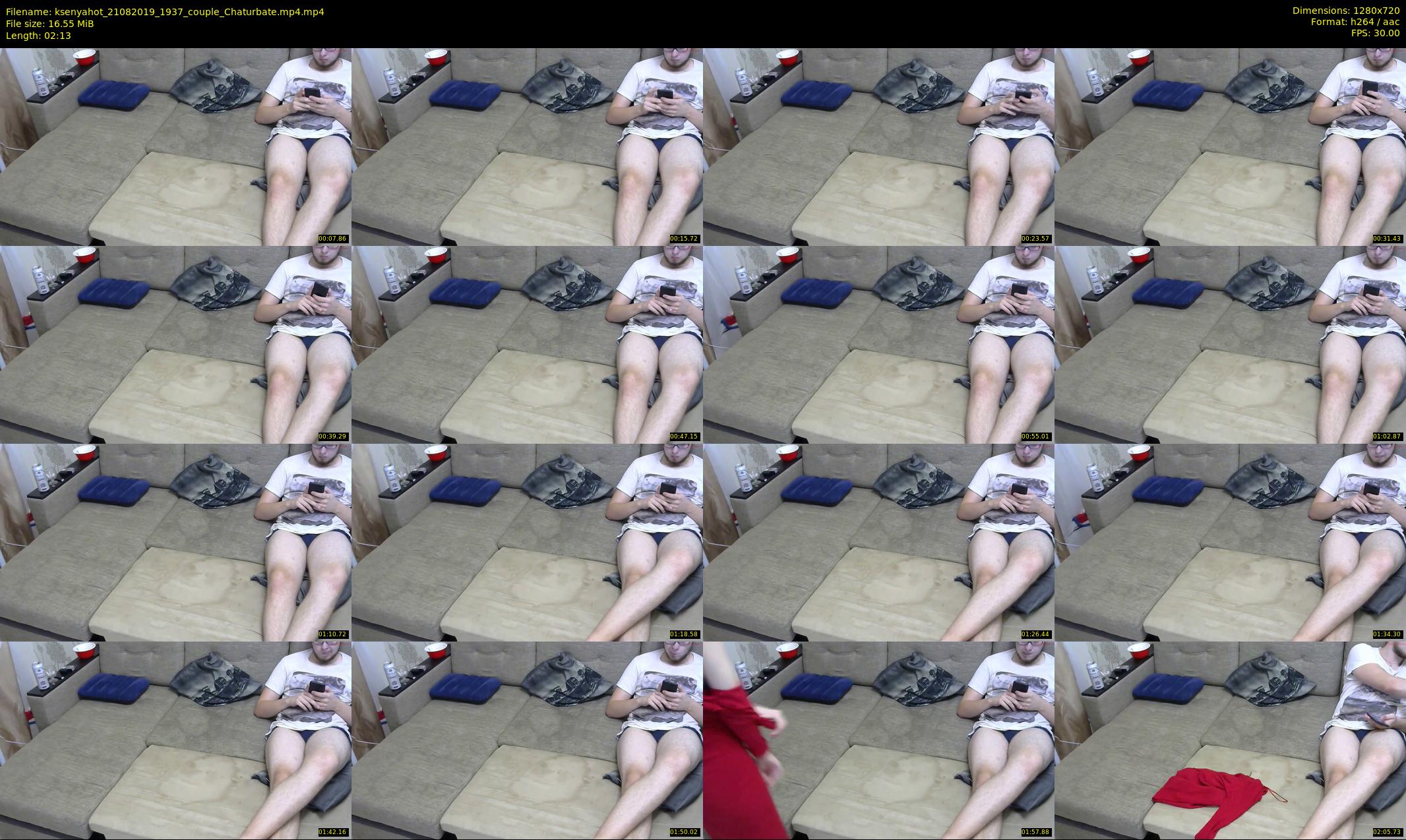 ksenyahot — 3 minute Chaturbate couple cam show recording, 720p, Aug 21, 2019