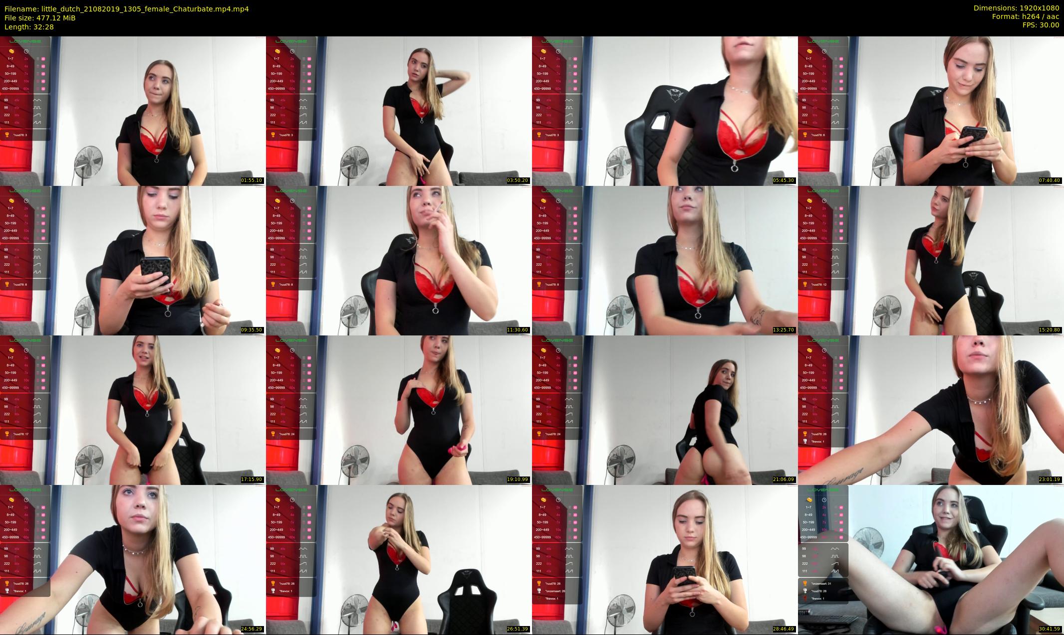 little_dutch — 33 minute Chaturbate female cam show recording, 1080p, Aug 21, 2019