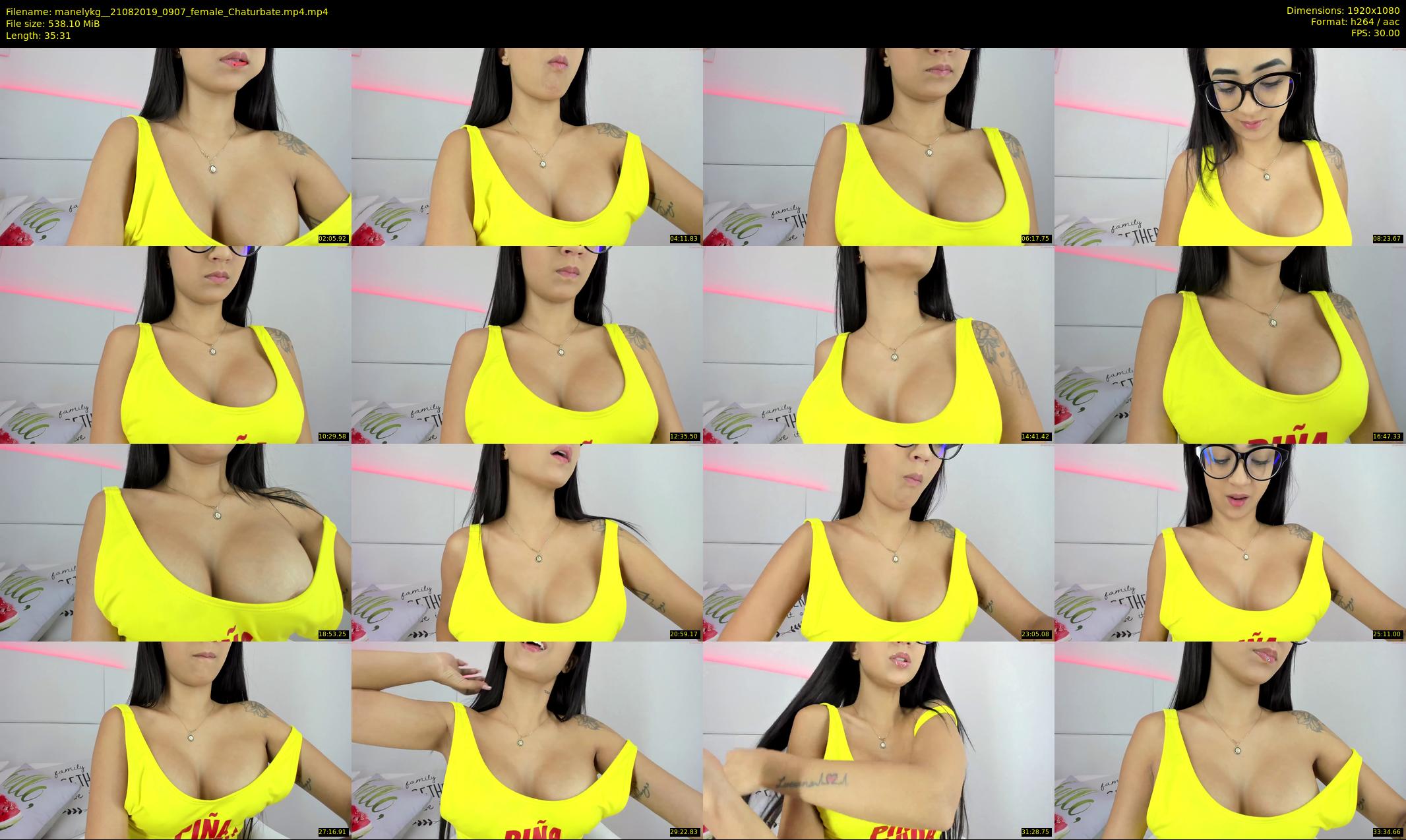 manelykg_ — 36 minute Chaturbate female cam show recording, 1080p, Aug 21, 2019