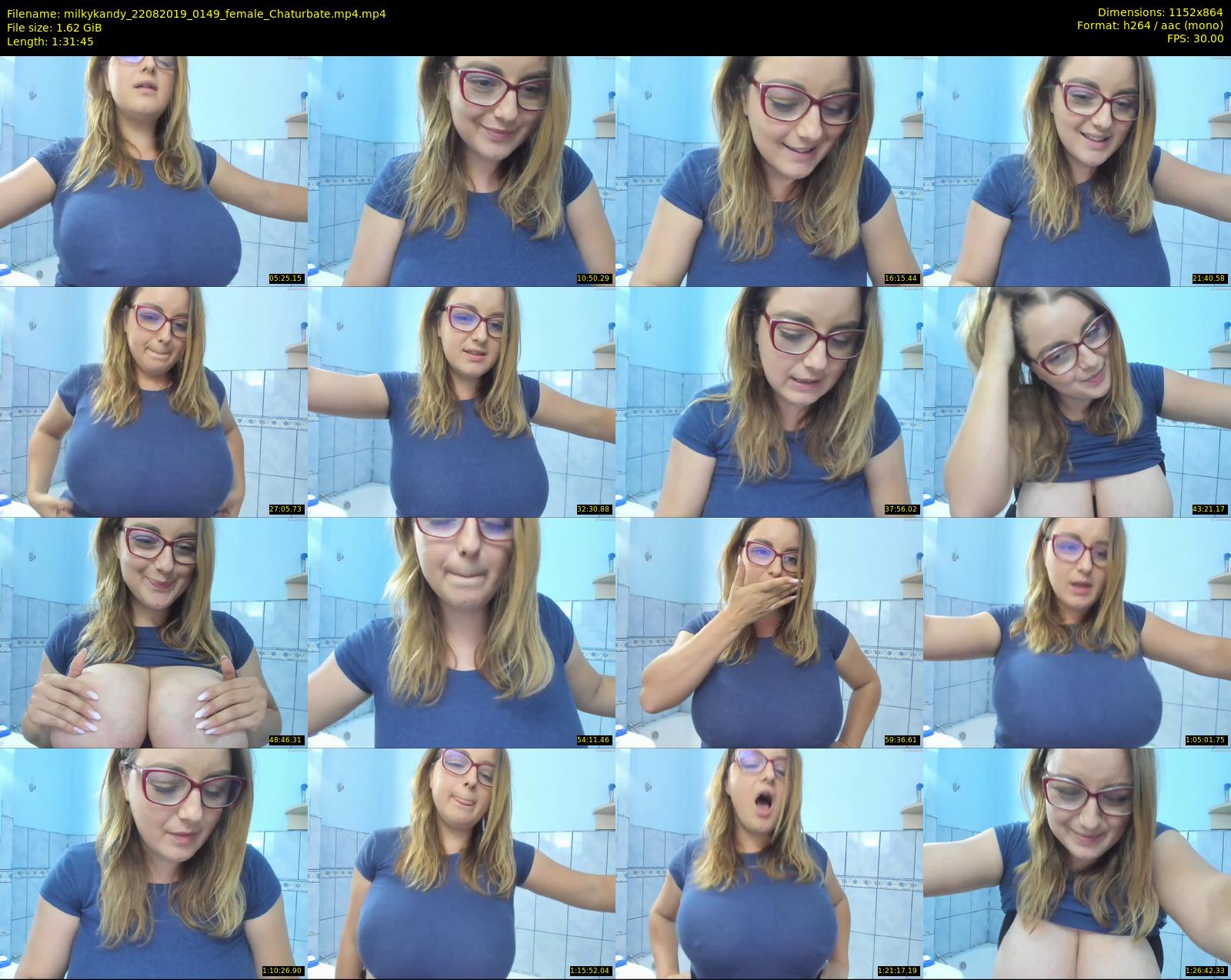 milkykandy — 92 minute Chaturbate female cam show recording, 720p, Aug 22, 2019