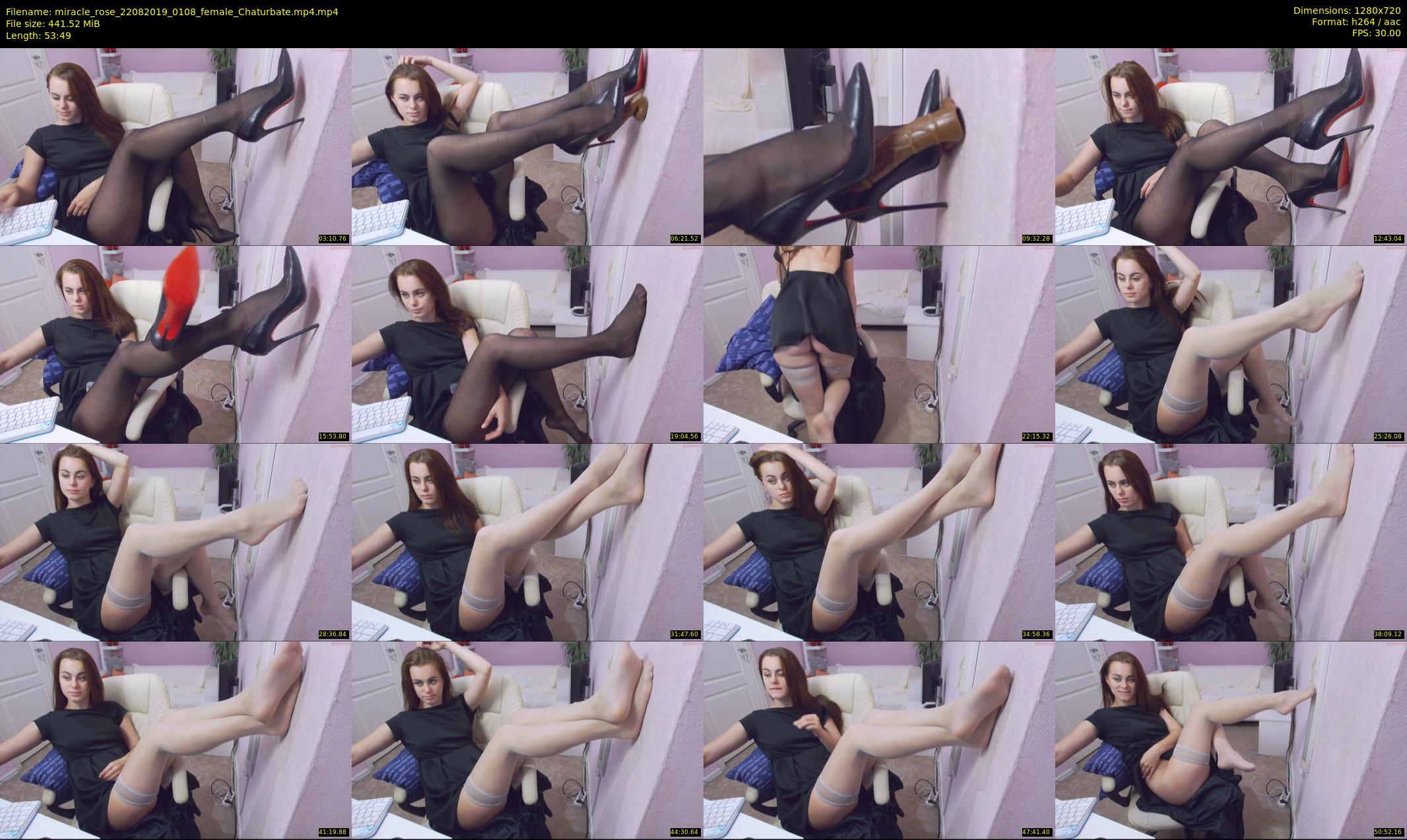 miracle_rose — 54 minute Chaturbate female cam show recording, 720p, Aug 22, 2019