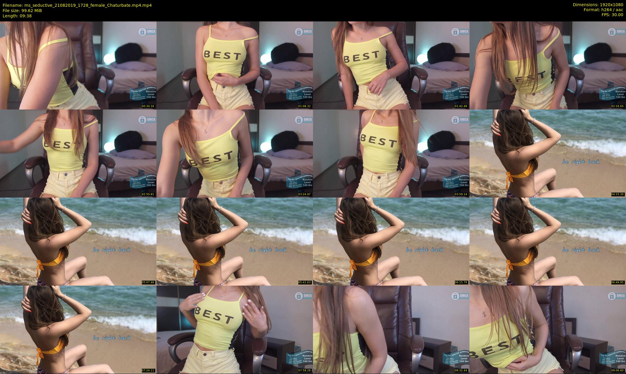 ms_seductive — 10 minute Chaturbate female cam show recording, 1080p, Aug 21, 2019