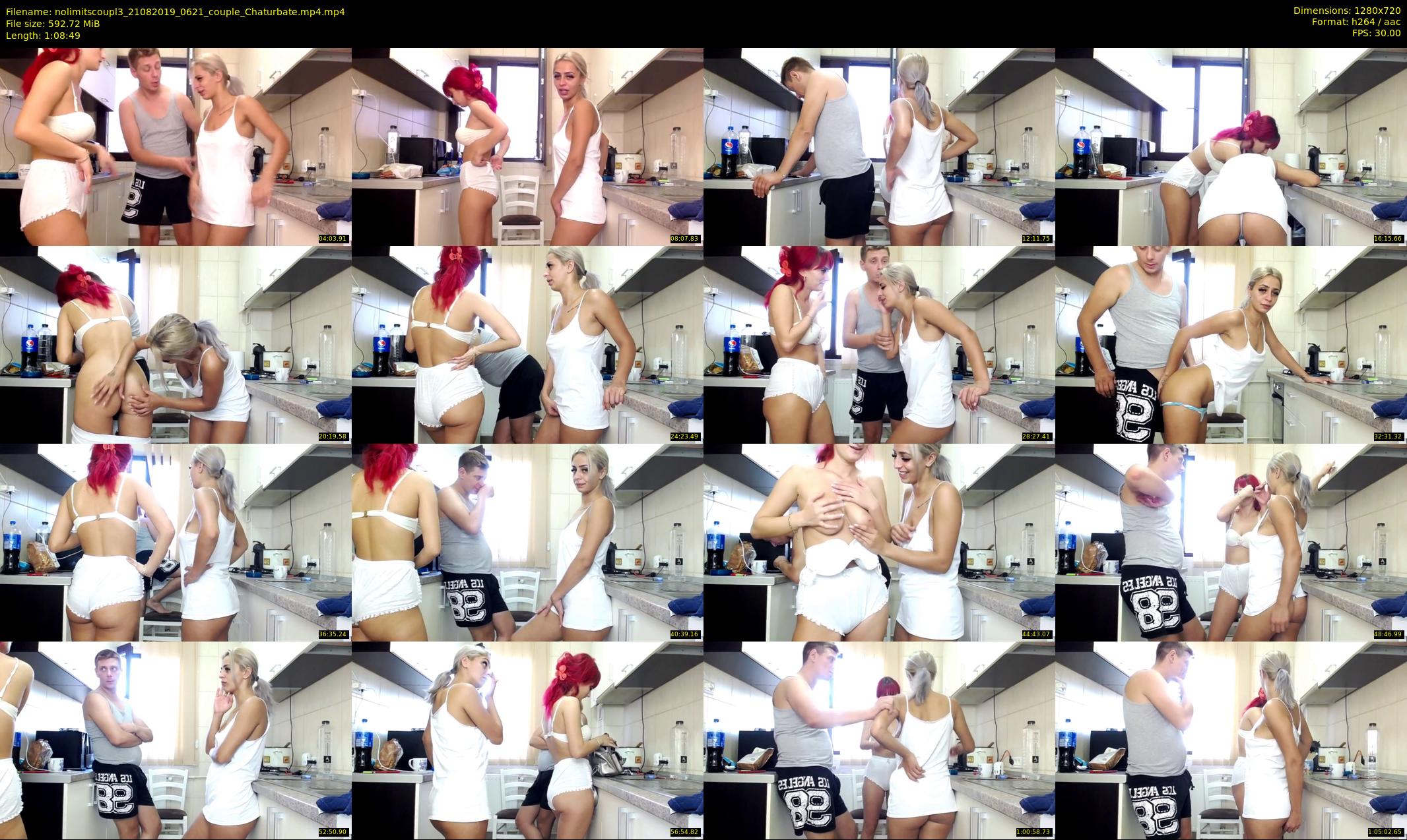 nolimitscoupl3 — 69 minute Chaturbate couple cam show recording, 720p, Aug 21, 2019