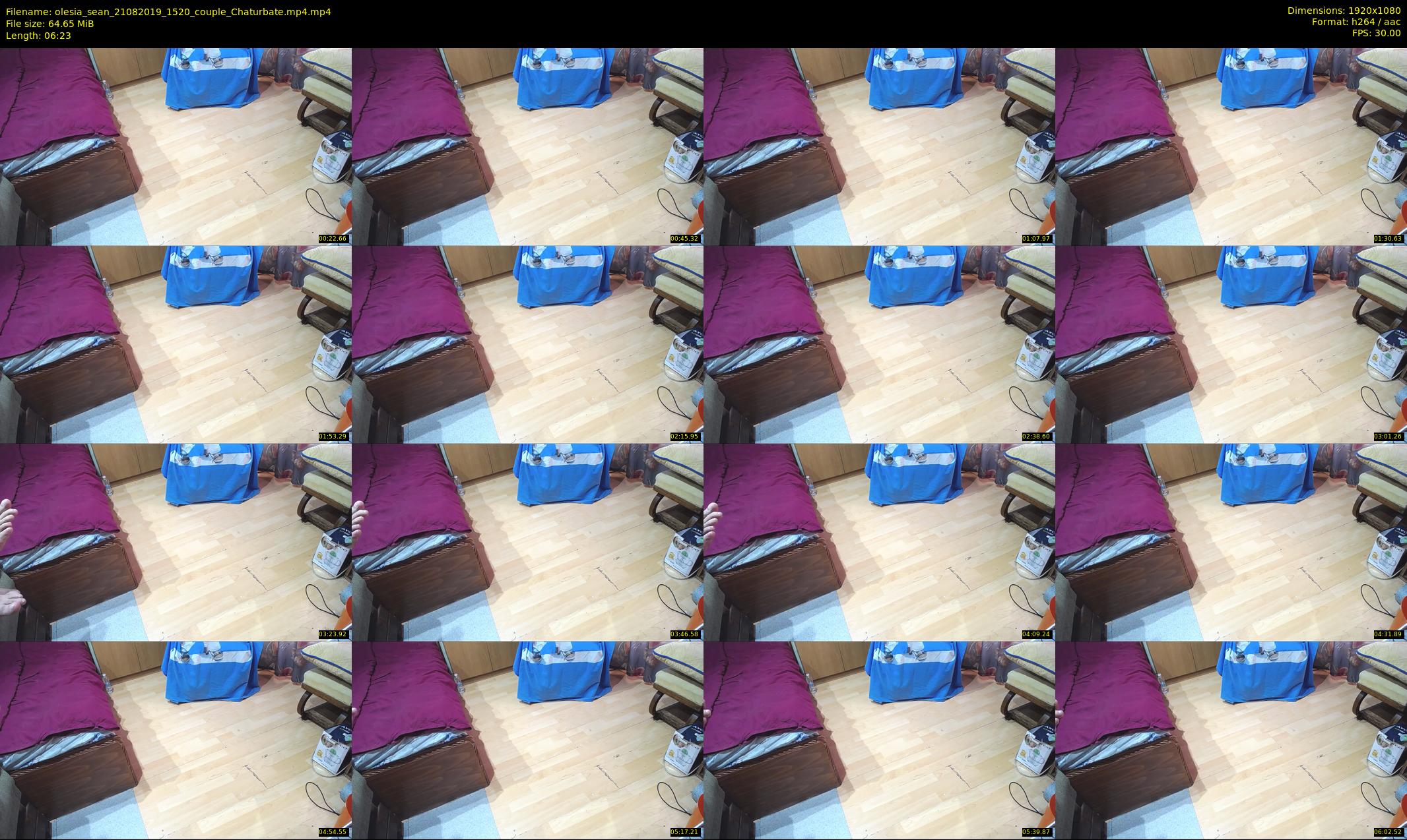 olesia_sean — 7 minute Chaturbate couple cam show recording, 1080p, Aug 21, 2019