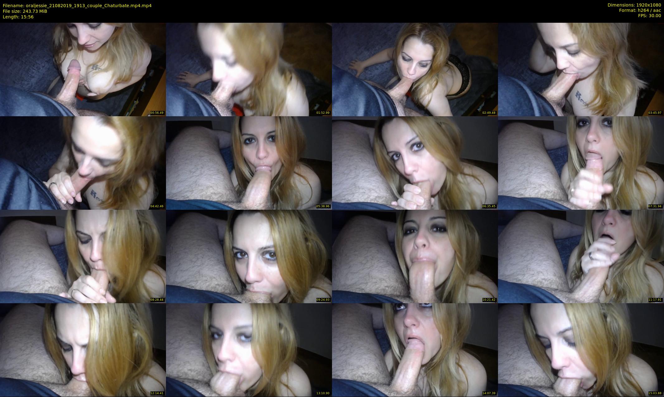 oraljessie — 16 minute Chaturbate couple cam show recording, 1080p, Aug 21, 2019