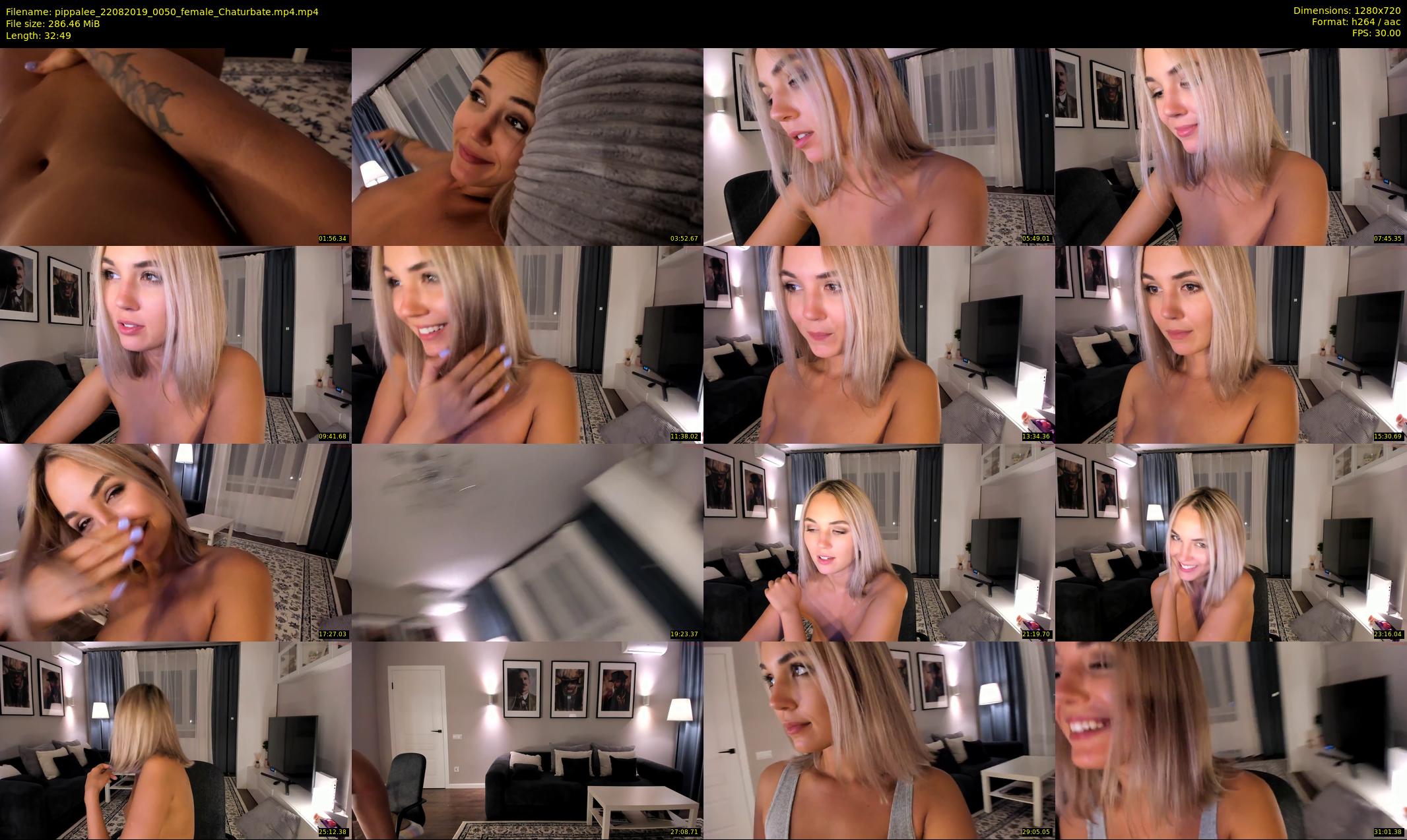 pippalee — 33 minute Chaturbate female cam show recording, 720p, Aug 22, 2019