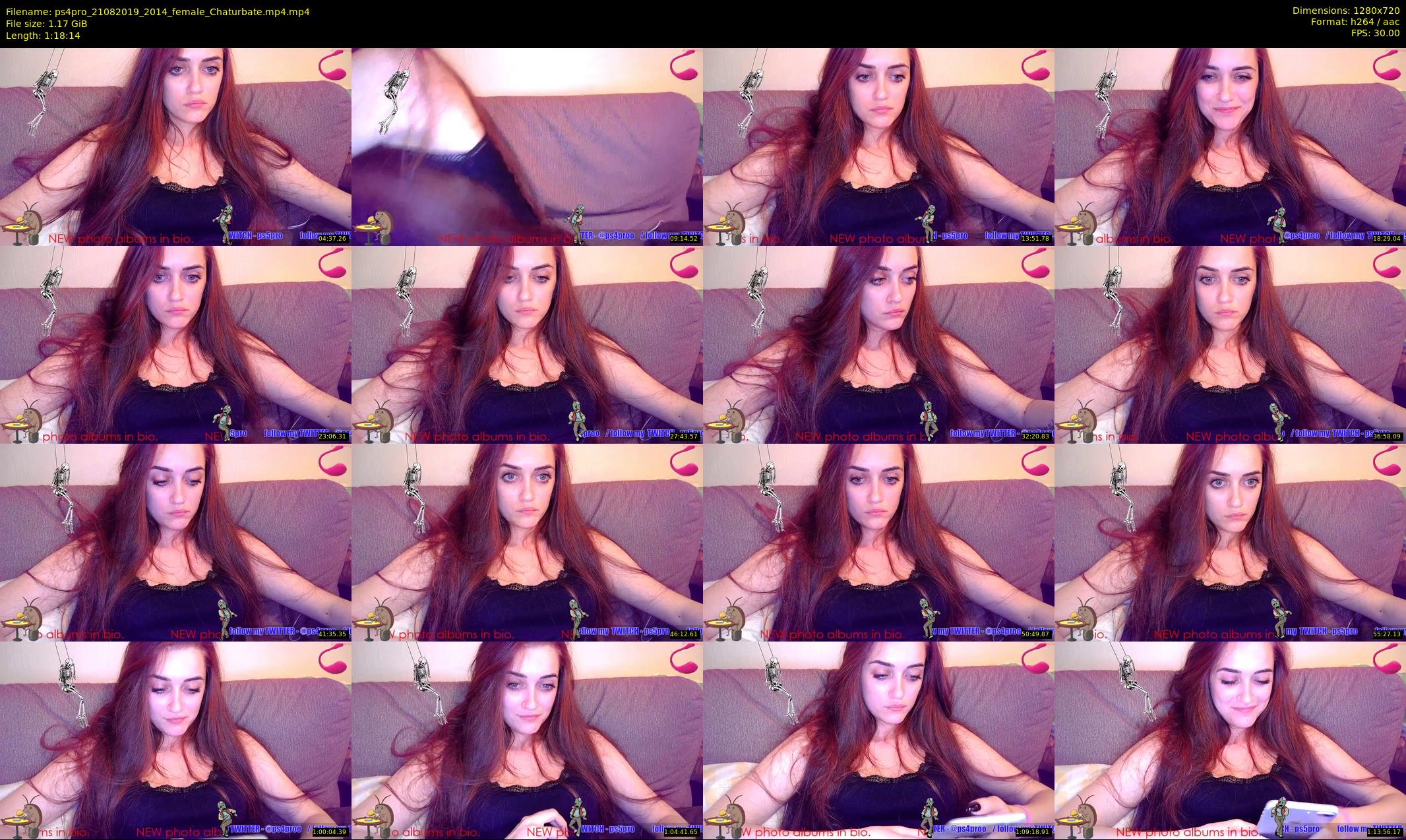 ps4pro — 79 minute Chaturbate female cam show recording, 720p, Aug 21, 2019