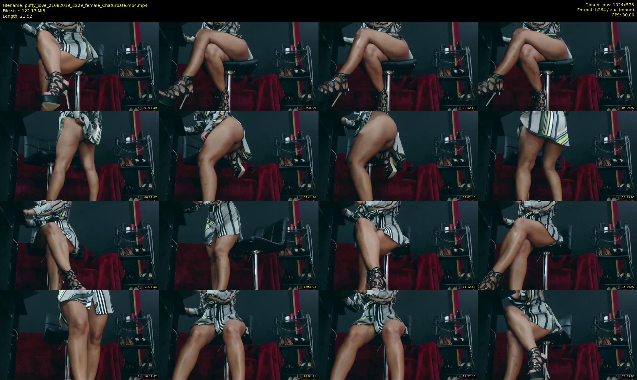 puffy_love — 22 minute Chaturbate female cam show recording, 480p, Aug 21, 2019