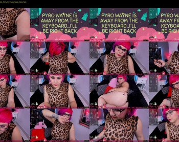 pyrowayne — 57 minute Chaturbate female cam show recording, 720p, Aug 21, 2019