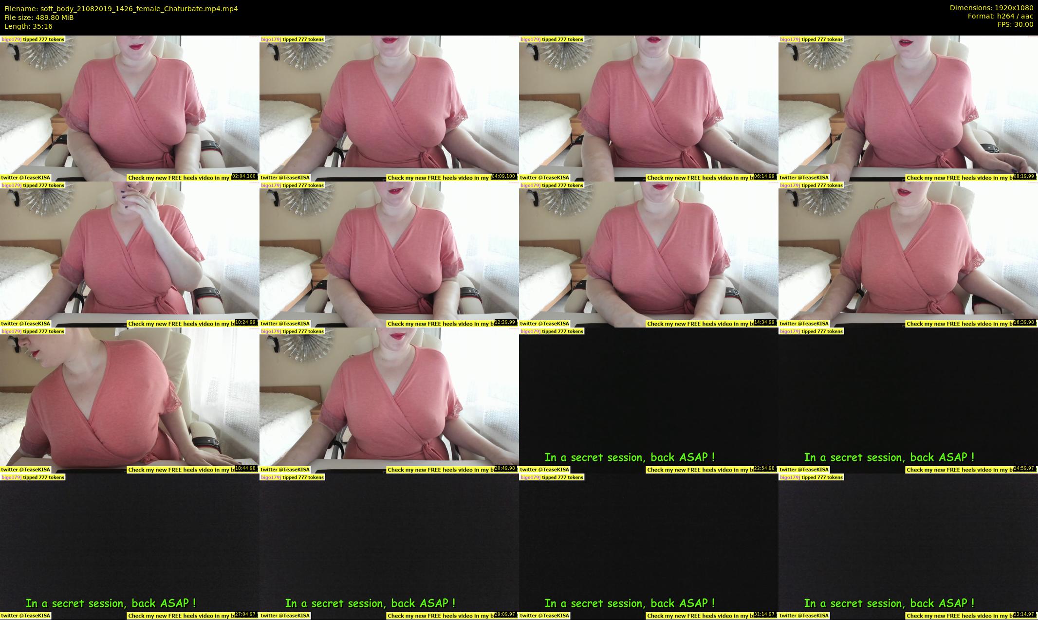 soft_body — 36 minute Chaturbate female cam show recording, 1080p, Aug 21, 2019