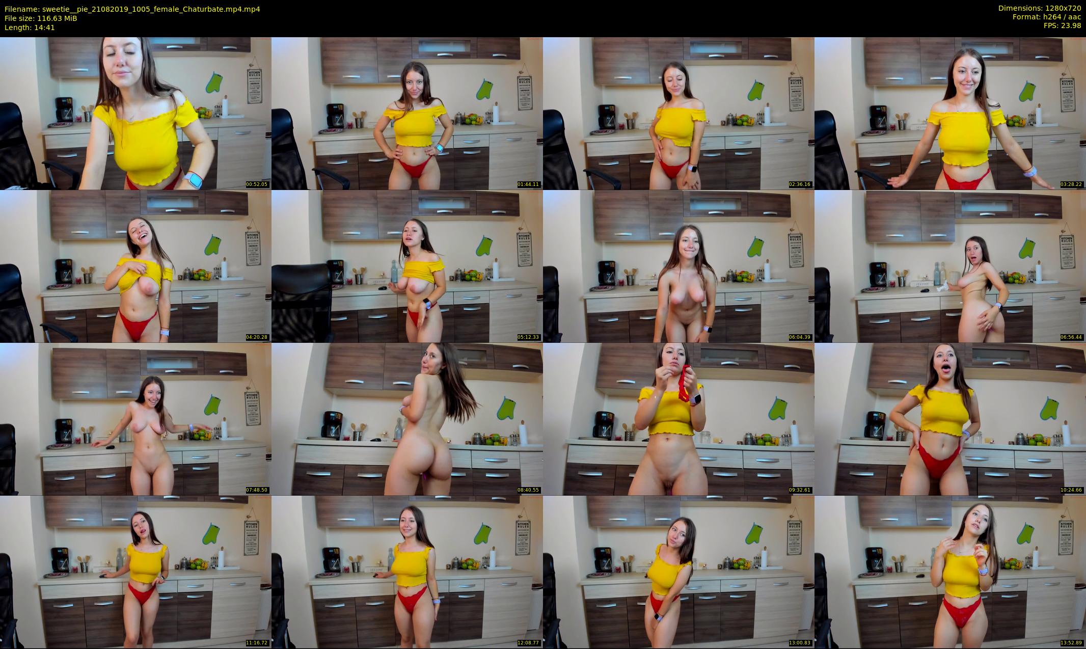 sweetie__pie — 15 minute Chaturbate female cam show recording, 720p, Aug 21, 2019