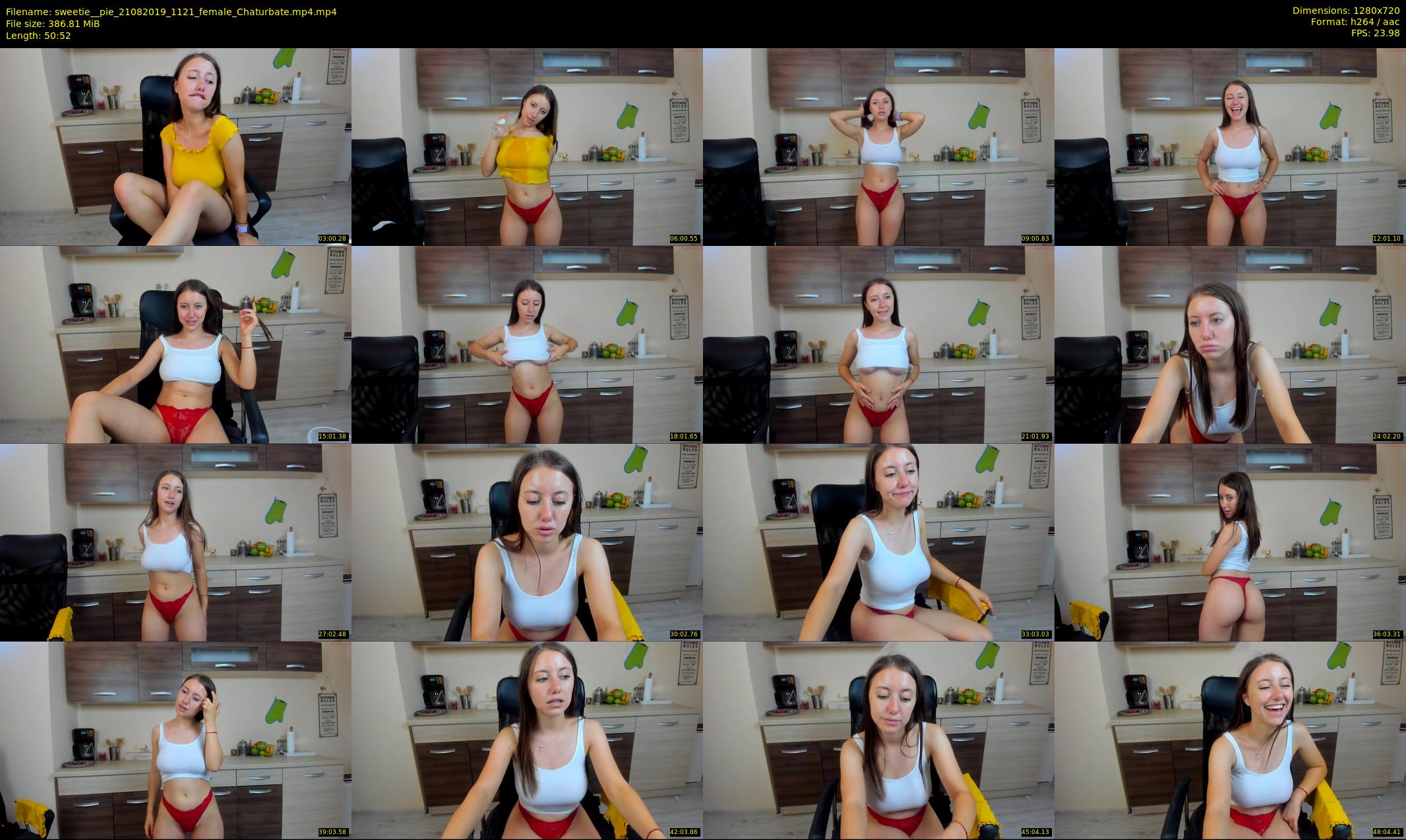 sweetie__pie — 51 minute Chaturbate female cam show recording, 720p, Aug 21, 2019