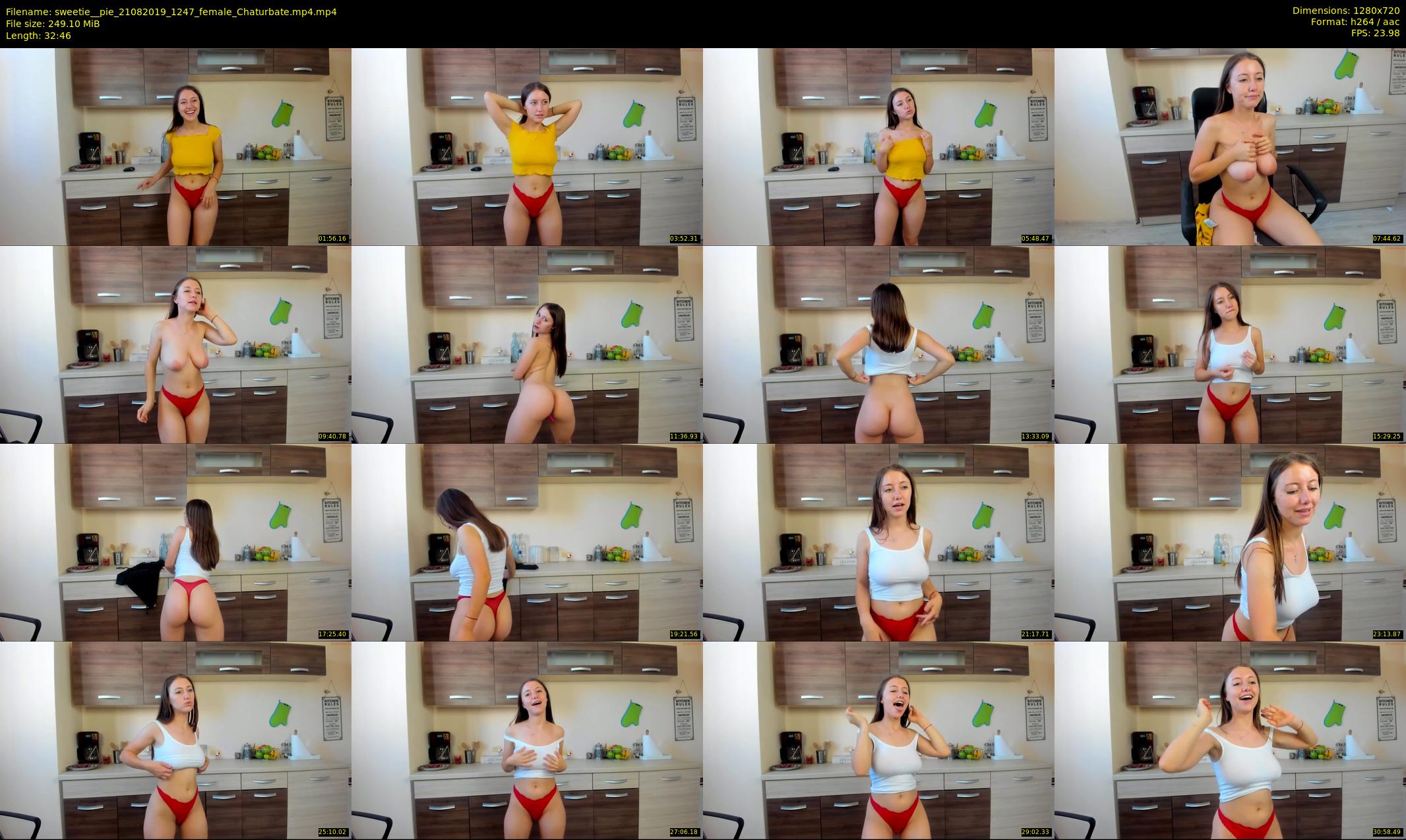 sweetie__pie — 33 minute Chaturbate female cam show recording, 720p, Aug 21, 2019