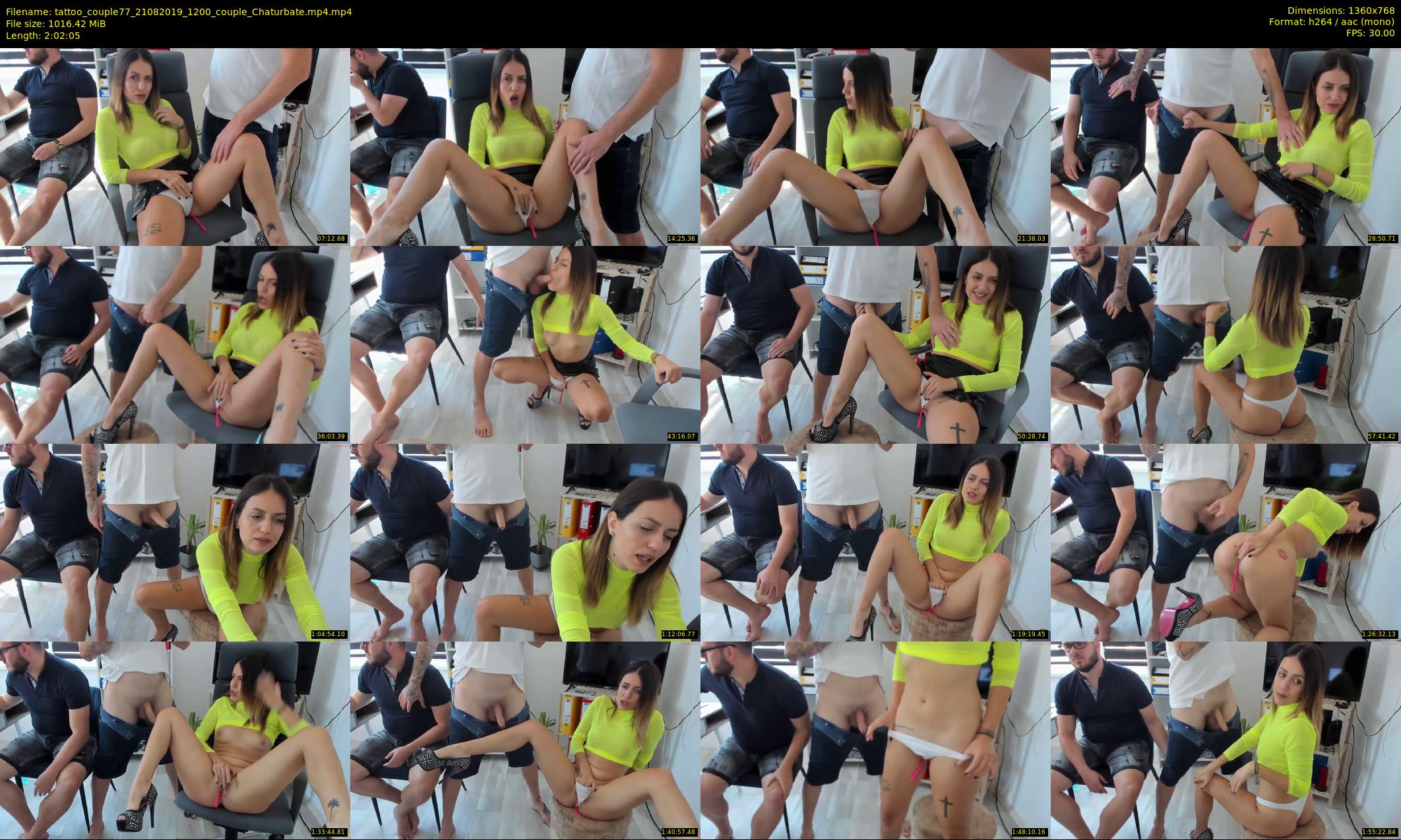 tattoo_couple77 — 123 minute Chaturbate couple cam show recording, 720p, Aug 21, 2019