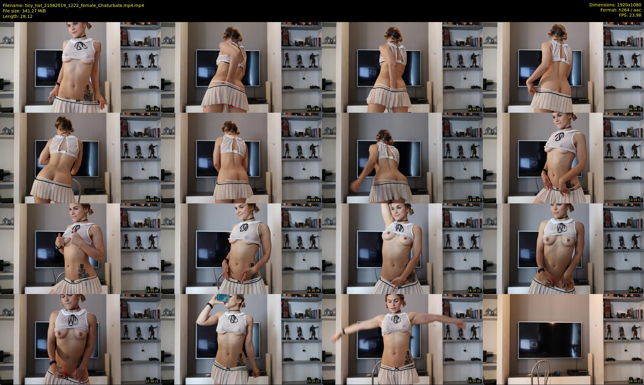 tiny_hat — 29 minute Chaturbate female cam show recording, 1080p, Aug 21, 2019