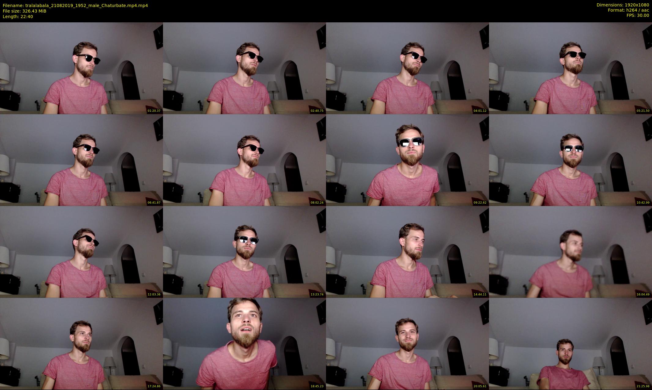 tralalabala — 23 minute Chaturbate male cam show recording, 1080p, Aug 21, 2019