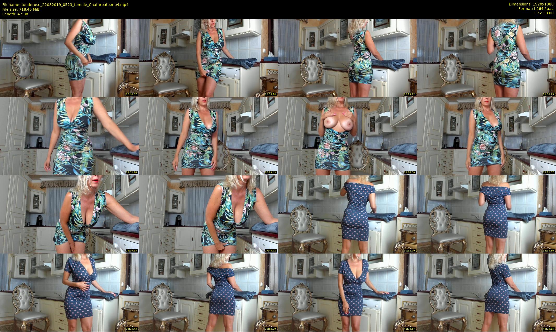 tunderose — 47 minute Chaturbate female cam show recording, 1080p, Aug 22, 2019