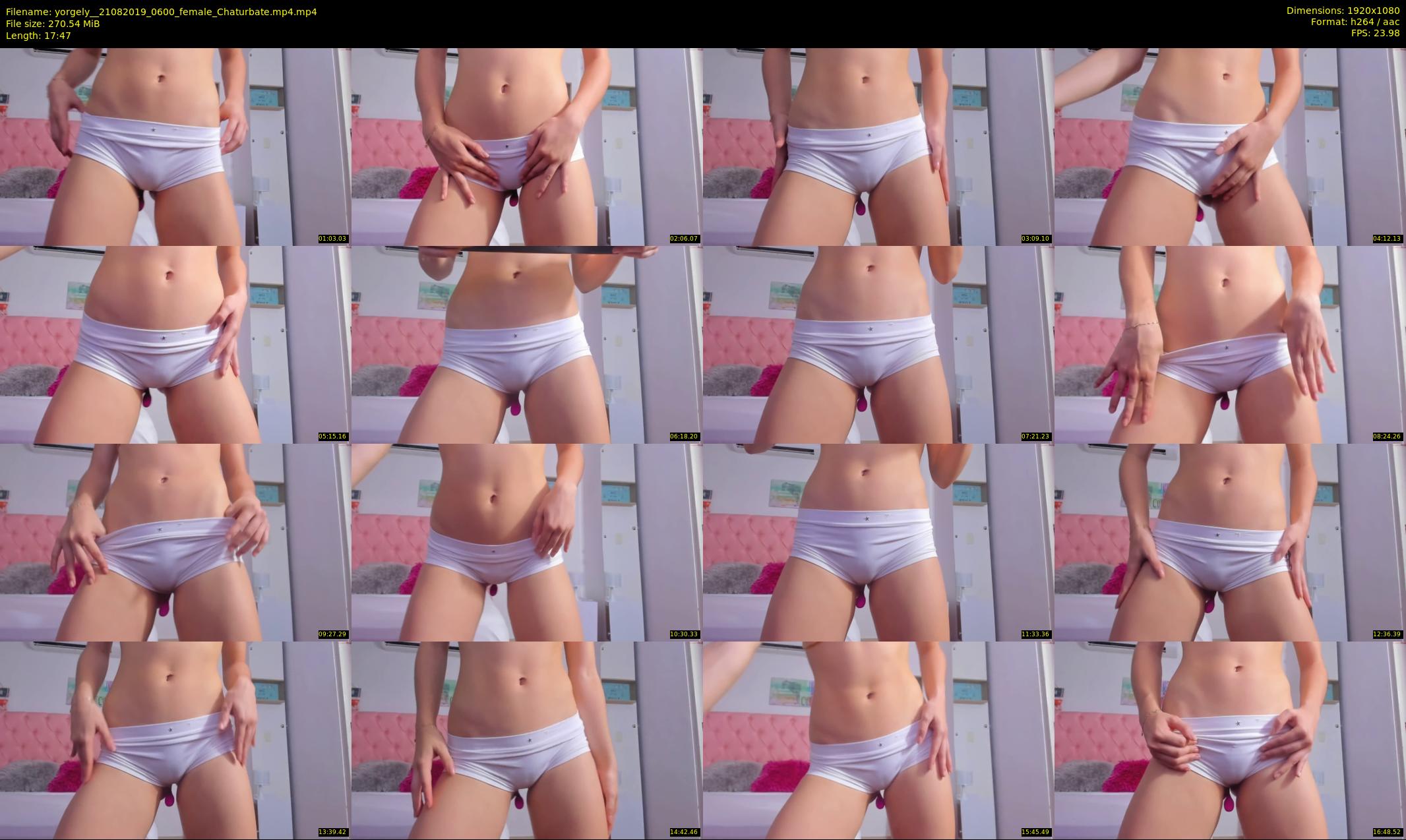 yorgely_ — 18 minute Chaturbate female cam show recording, 1080p, Aug 21, 2019