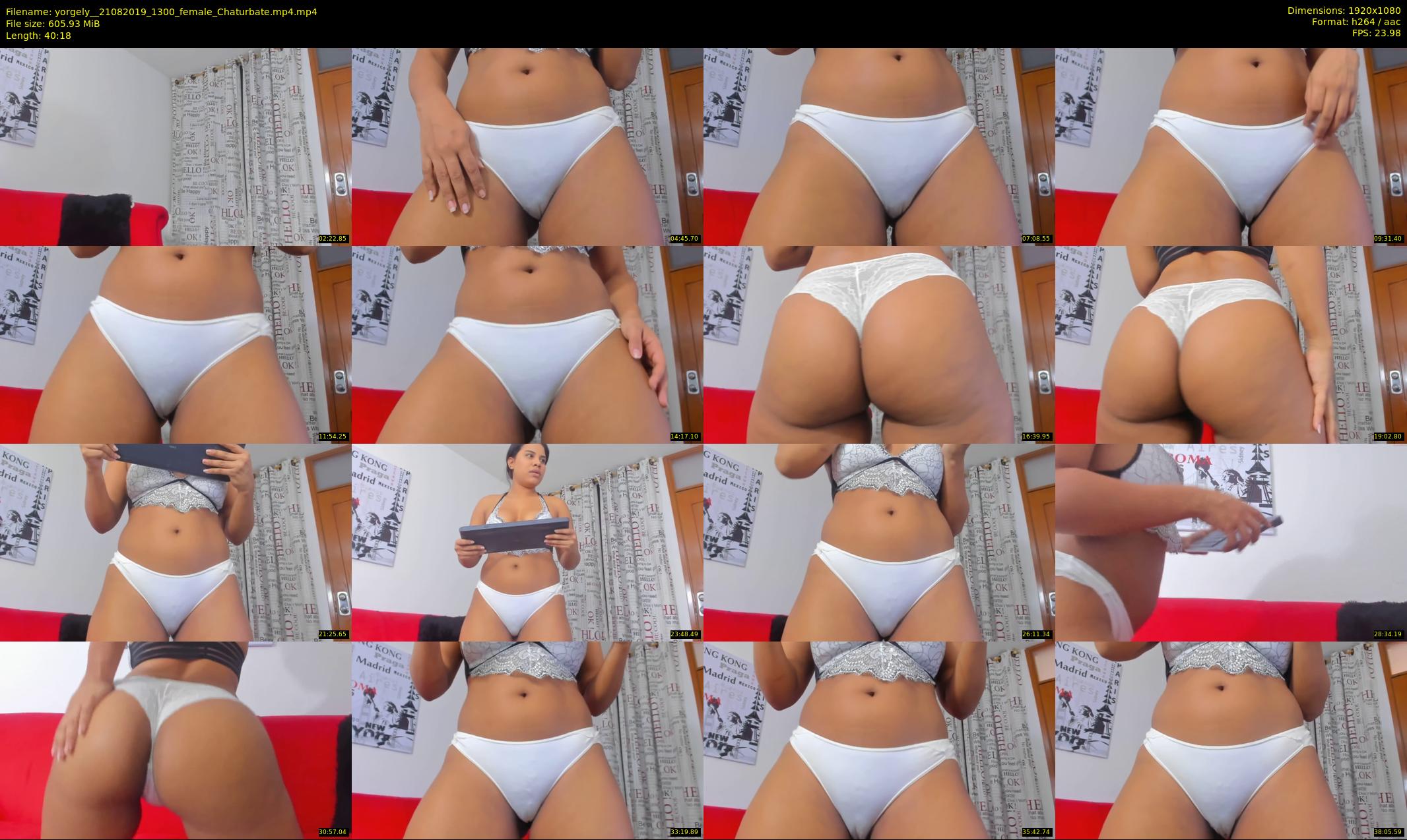 yorgely_ — 41 minute Chaturbate female cam show recording, 1080p, Aug 21, 2019