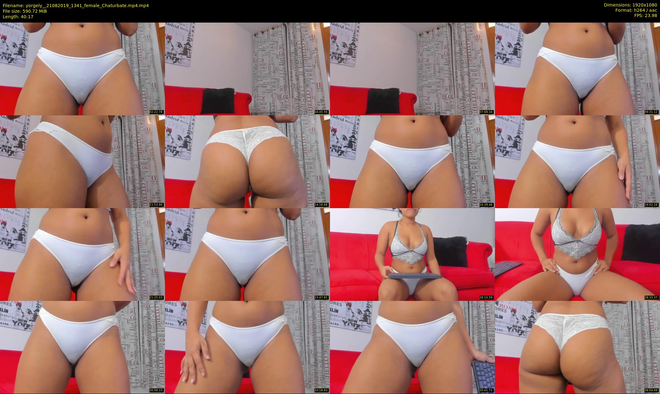 yorgely_ — 41 minute Chaturbate female cam show recording, 1080p, Aug 21, 2019