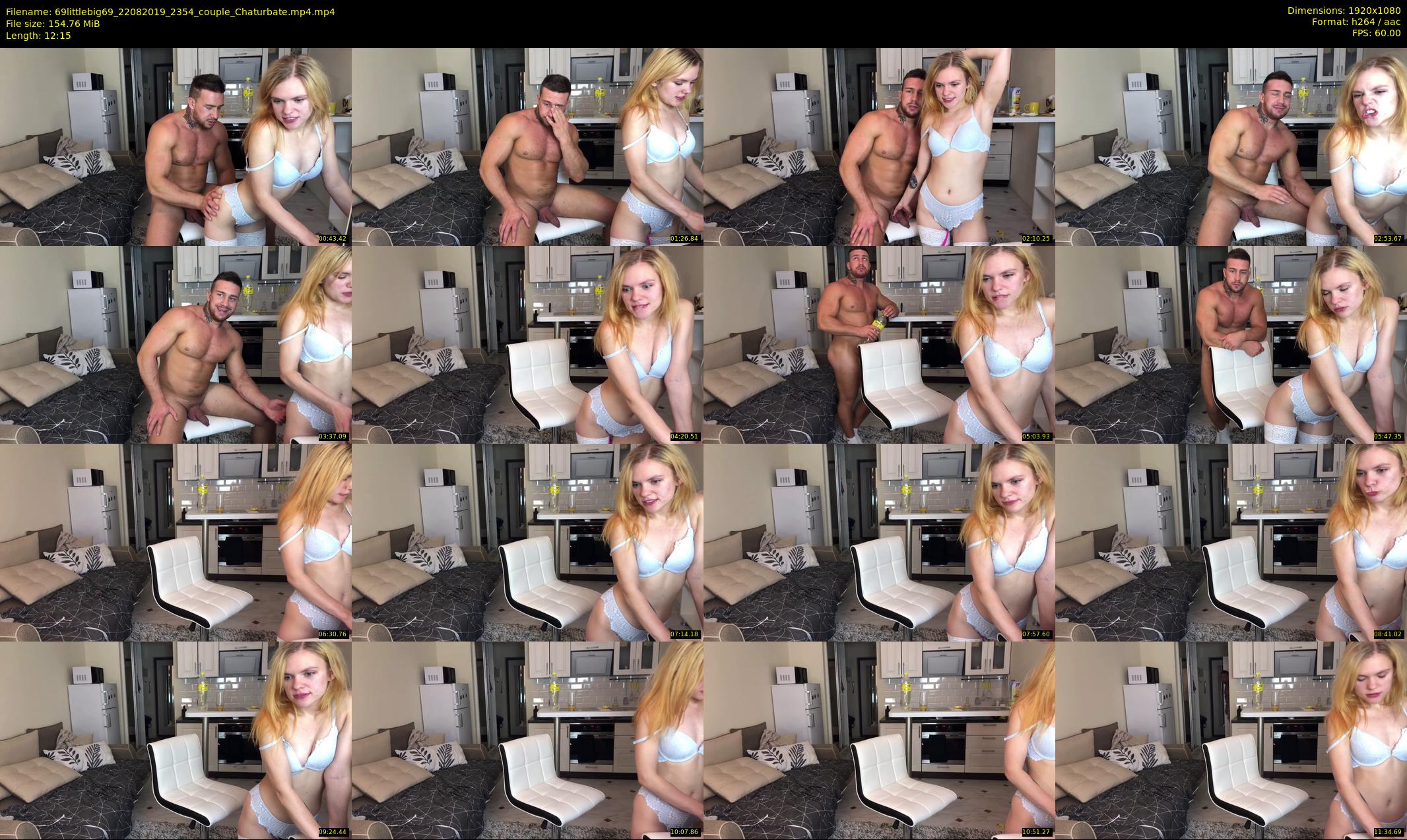 69littlebig69 — 13 minute Chaturbate couple cam show recording, 1080p, Aug 22, 2019