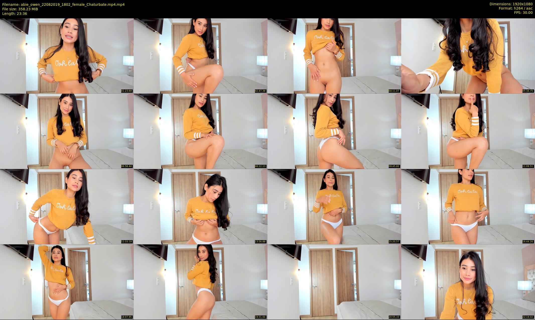 abie_owen — 24 minute Chaturbate female cam show recording, 1080p, Aug 22, 2019