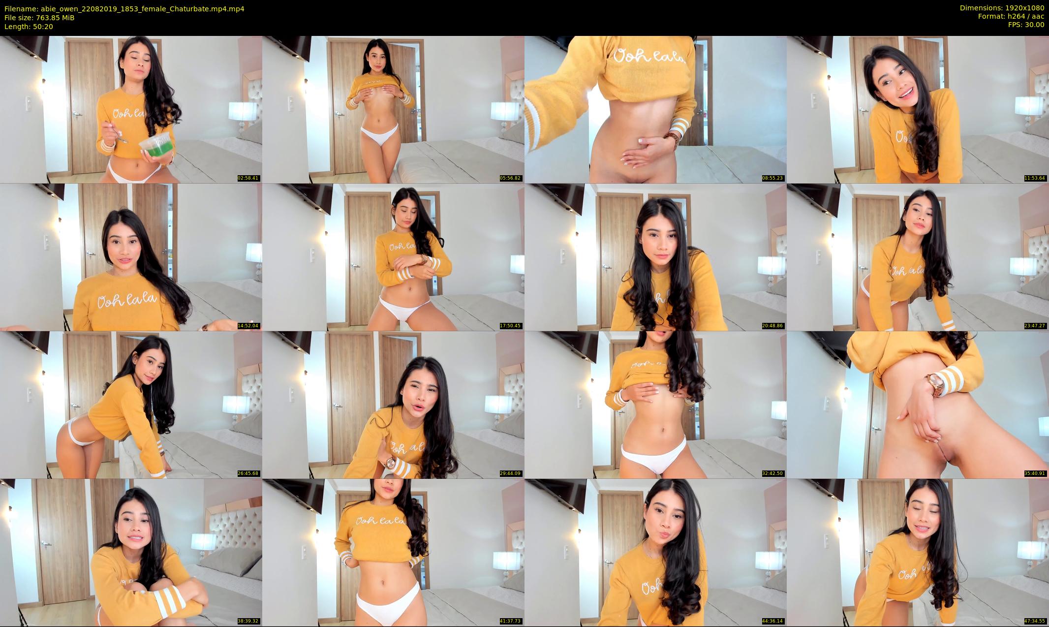 abie_owen — 51 minute Chaturbate female cam show recording, 1080p, Aug 22, 2019