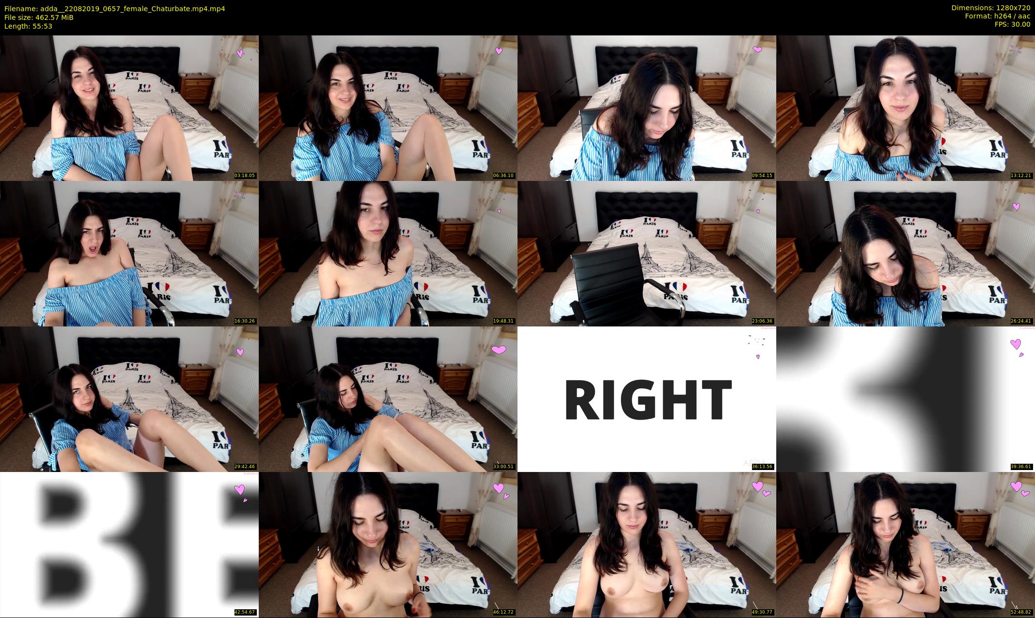 adda_ — 56 minute Chaturbate female cam show recording, 720p, Aug 22, 2019