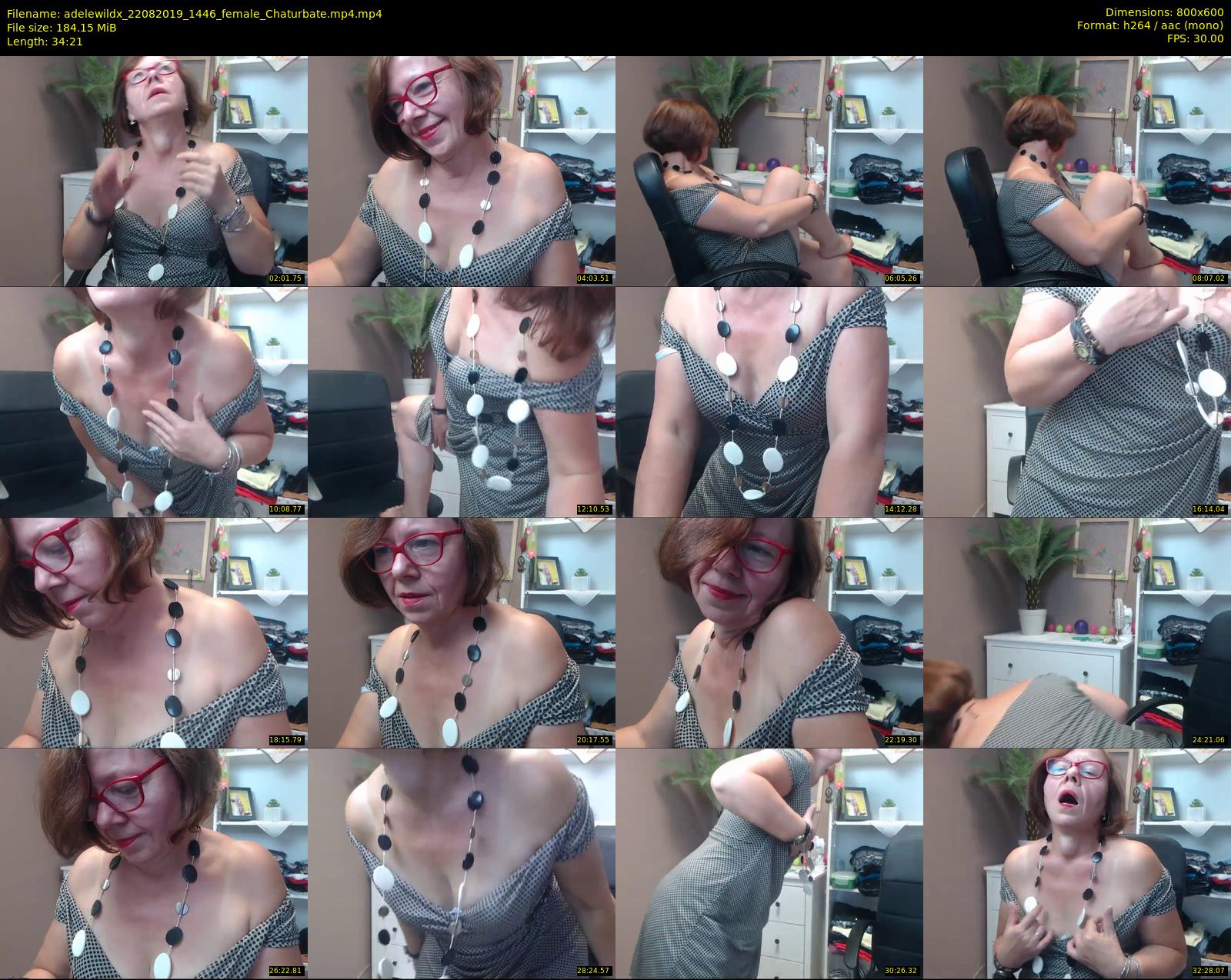 adelewildx — 35 minute Chaturbate female cam show recording, 480p, Aug 22, 2019