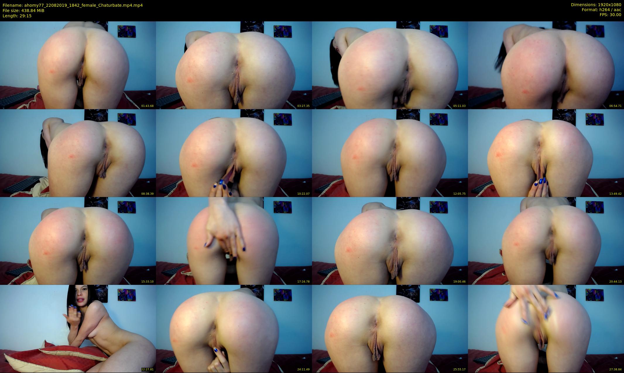 ahomy77 — 30 minute Chaturbate female cam show recording, 1080p, Aug 22, 2019