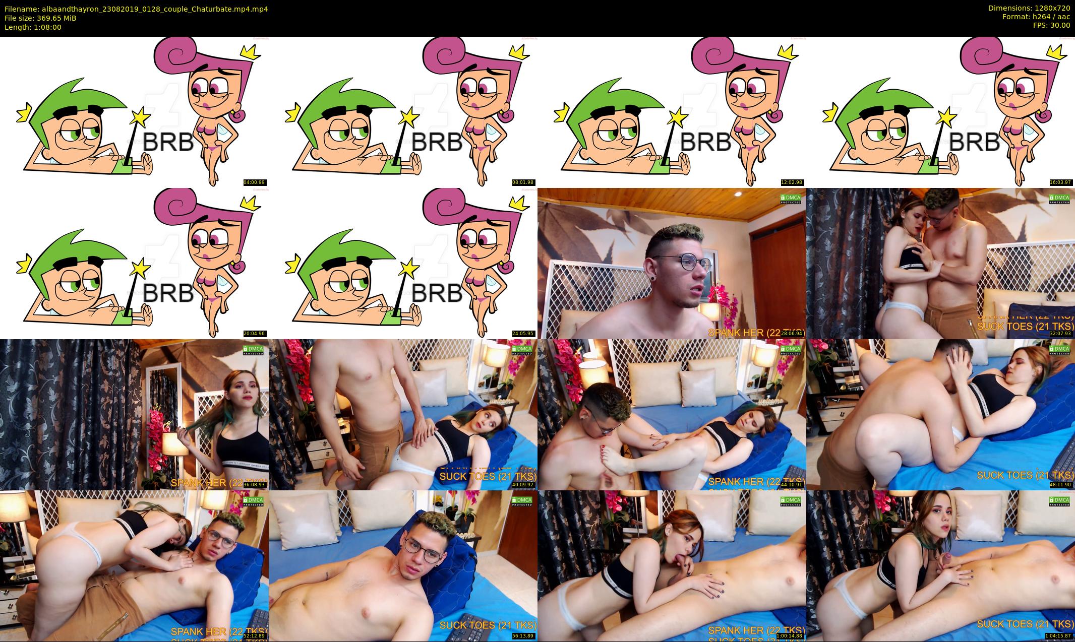 albaandthayron — 68 minute Chaturbate couple cam show recording, 720p, Aug 23, 2019