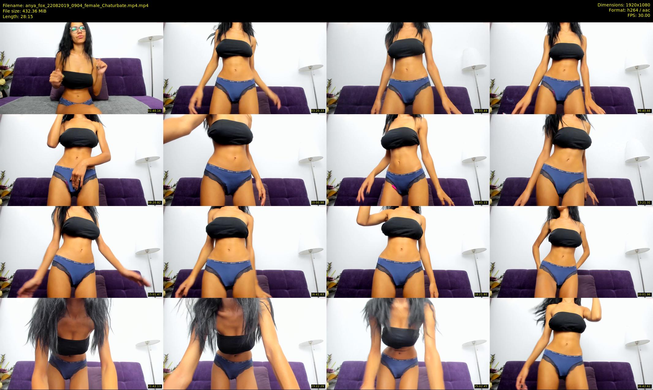 anya_fox — 29 minute Chaturbate female cam show recording, 1080p, Aug 22, 2019