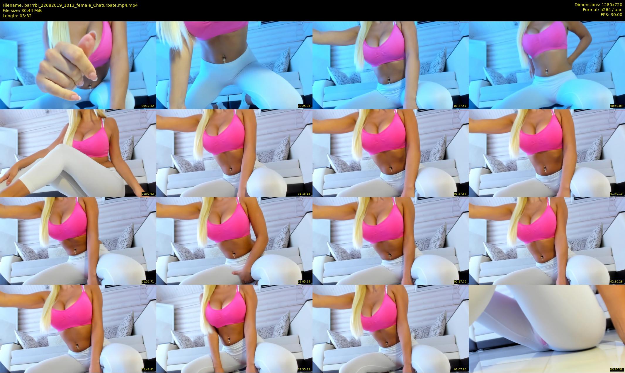 barrrbi — 4 minute Chaturbate female cam show recording, 720p, Aug 22, 2019