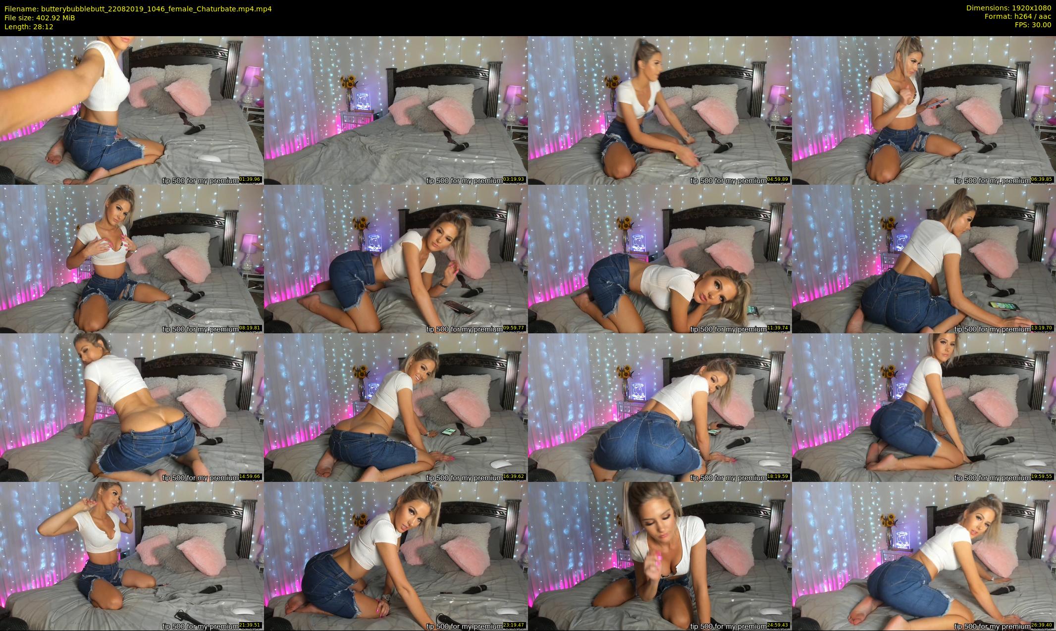 butterybubblebutt — 29 minute Chaturbate couple cam show recording, 1080p, Aug 22, 2019