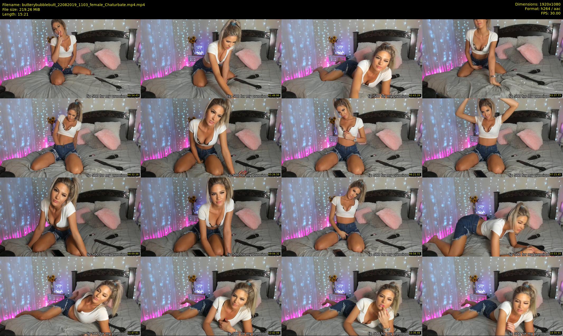butterybubblebutt — 16 minute Chaturbate couple cam show recording, 1080p, Aug 22, 2019