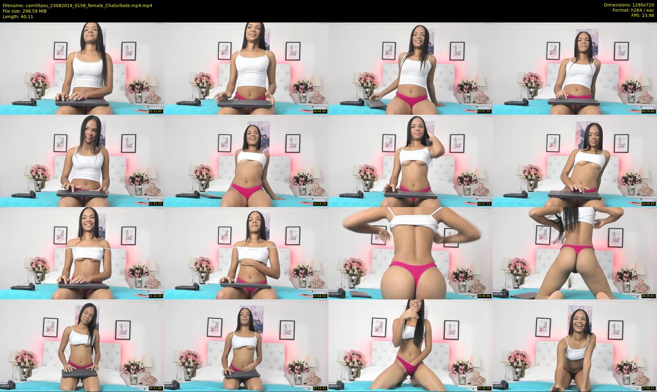 camilitasu — 41 minute Chaturbate female cam show recording, 720p, Aug 23, 2019