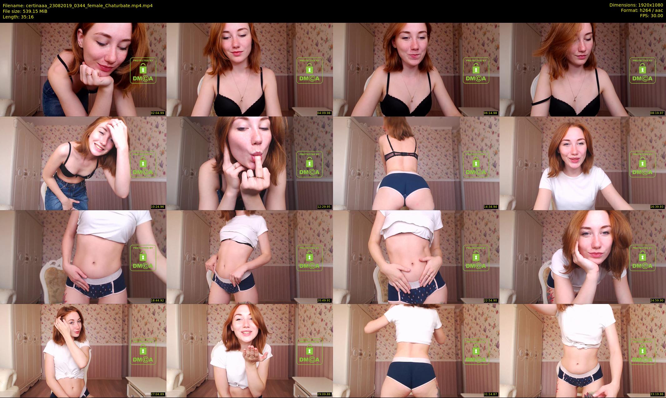 certinaaa — 36 minute Chaturbate female cam show recording, 1080p, Aug 23, 2019