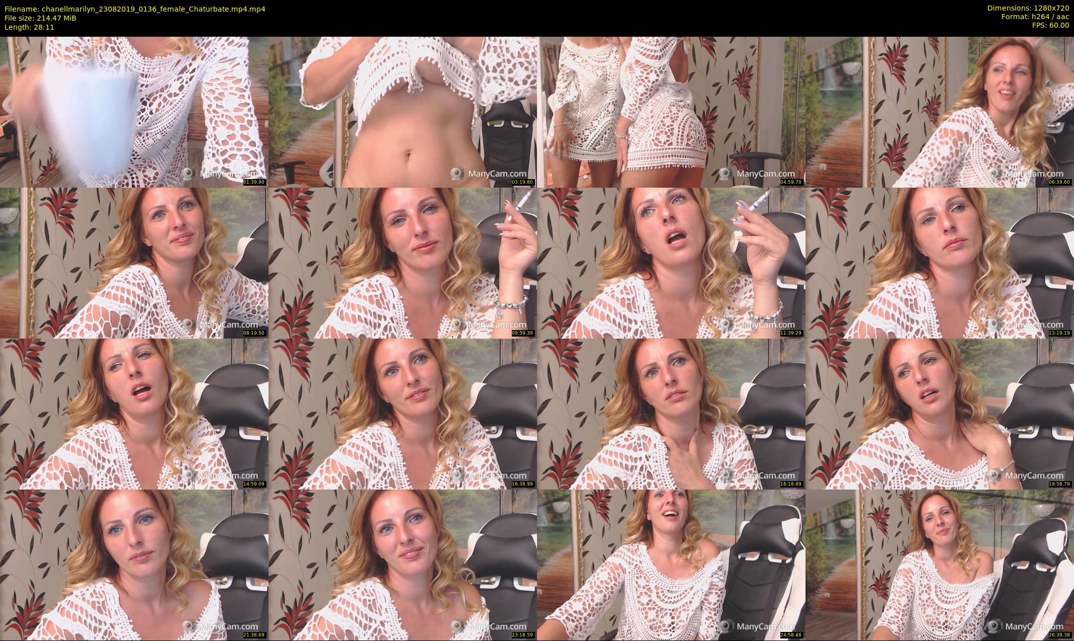 chanellmarilyn — 29 minute Chaturbate female cam show recording, 720p, Aug 23, 2019