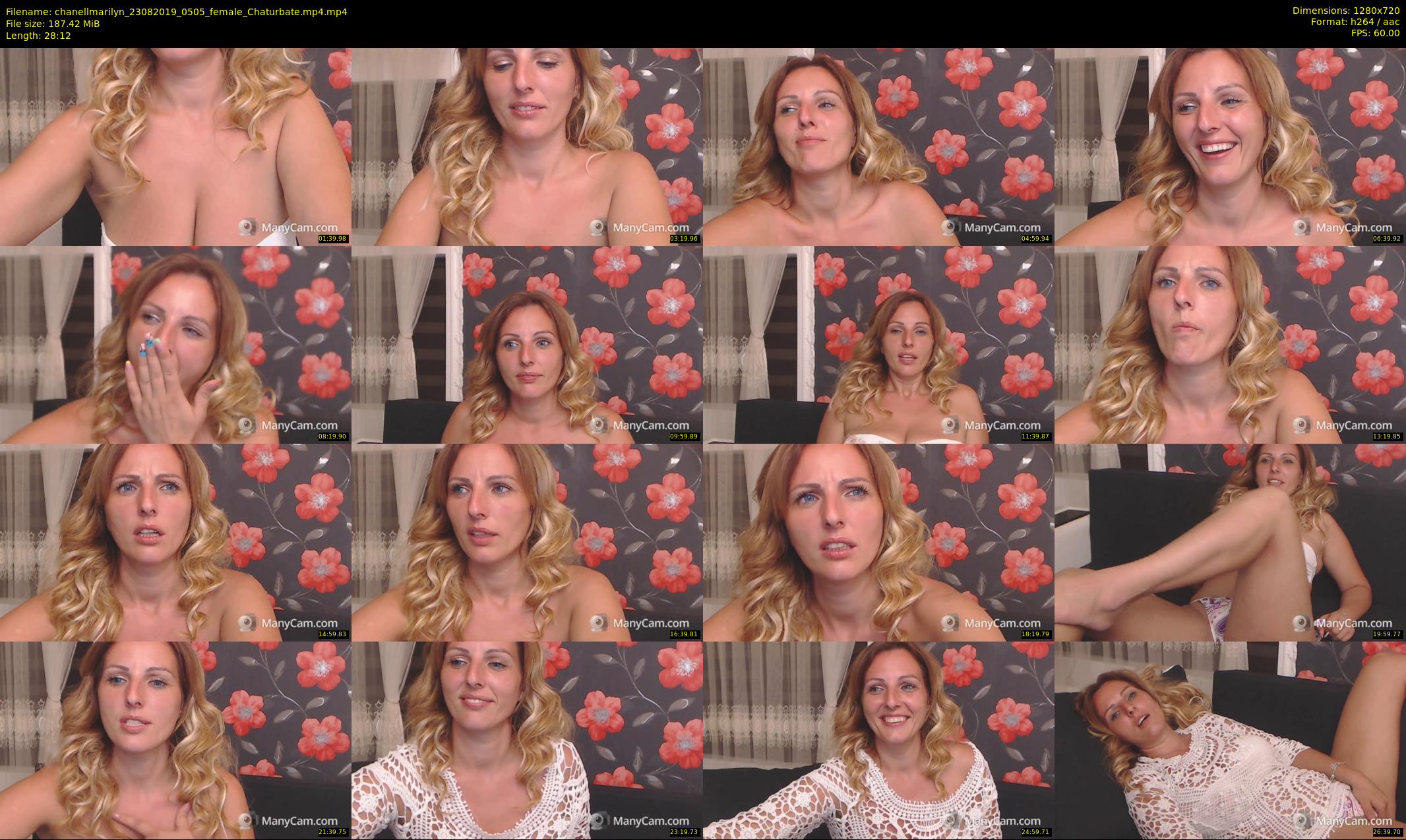 chanellmarilyn — 29 minute Chaturbate female cam show recording, 720p, Aug 23, 2019