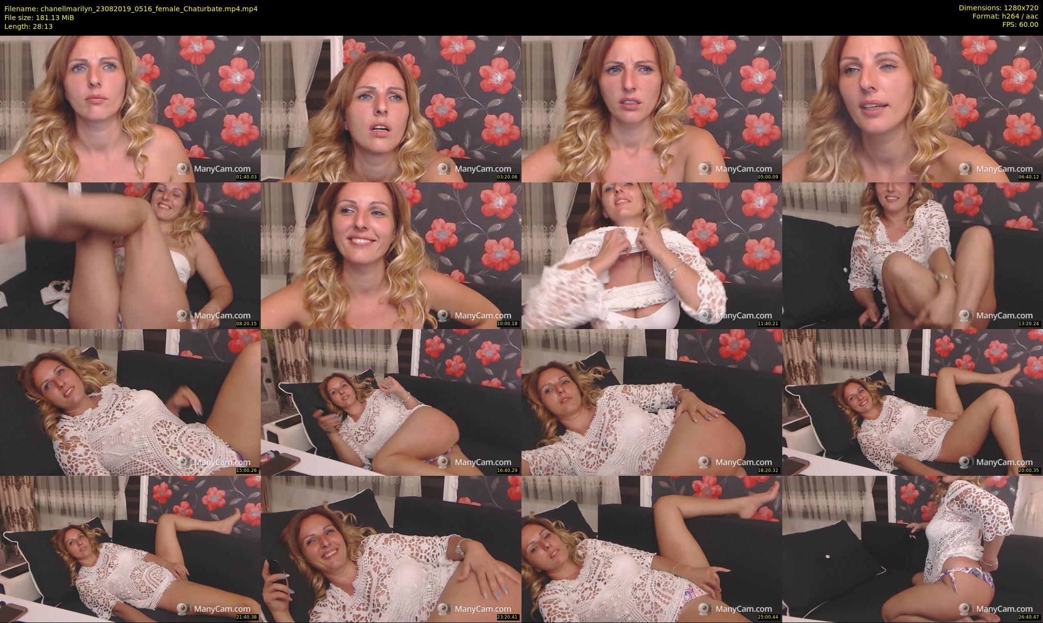 chanellmarilyn — 29 minute Chaturbate female cam show recording, 720p, Aug 23, 2019