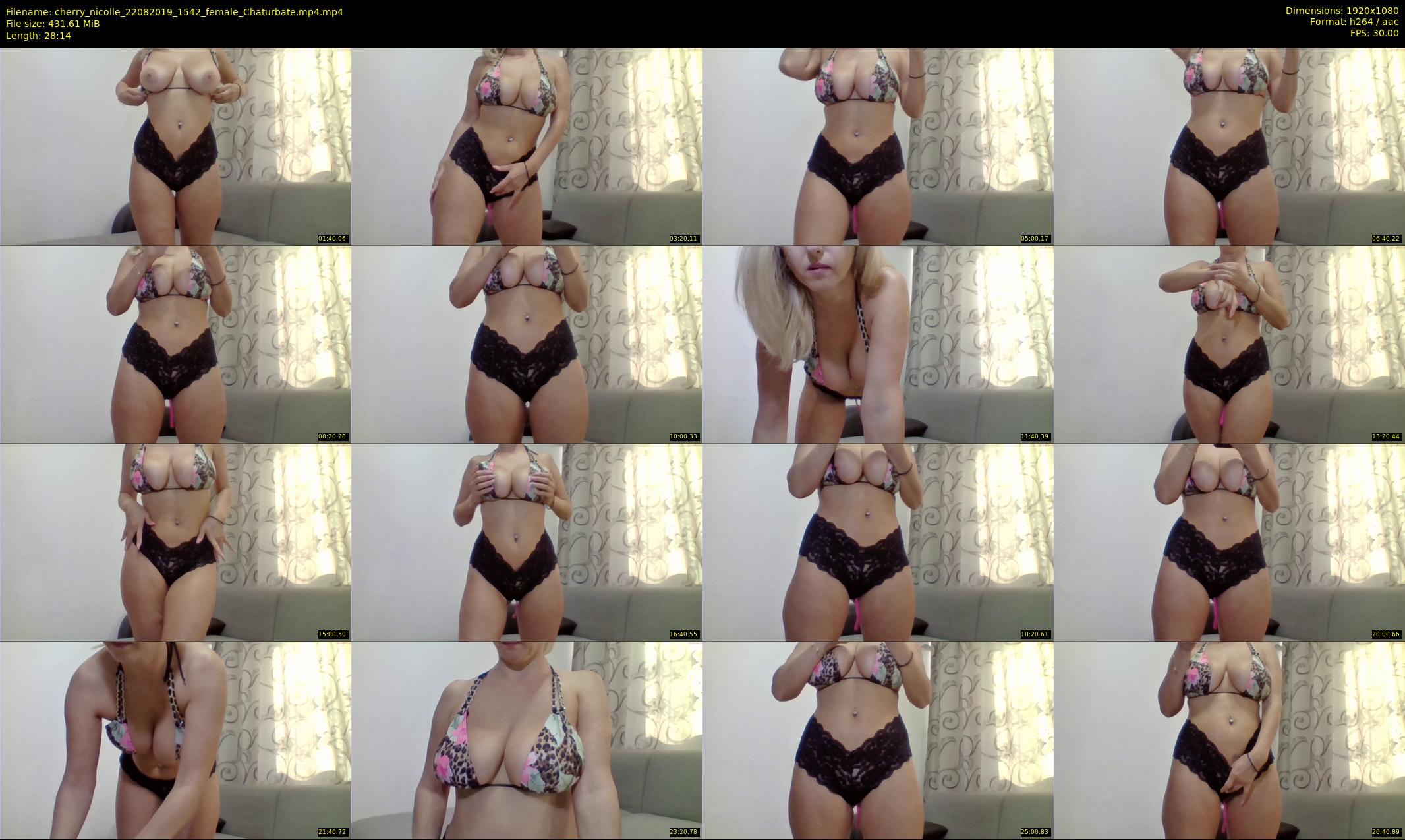 cherry_nicolle — 29 minute Chaturbate female cam show recording, 1080p, Aug 22, 2019