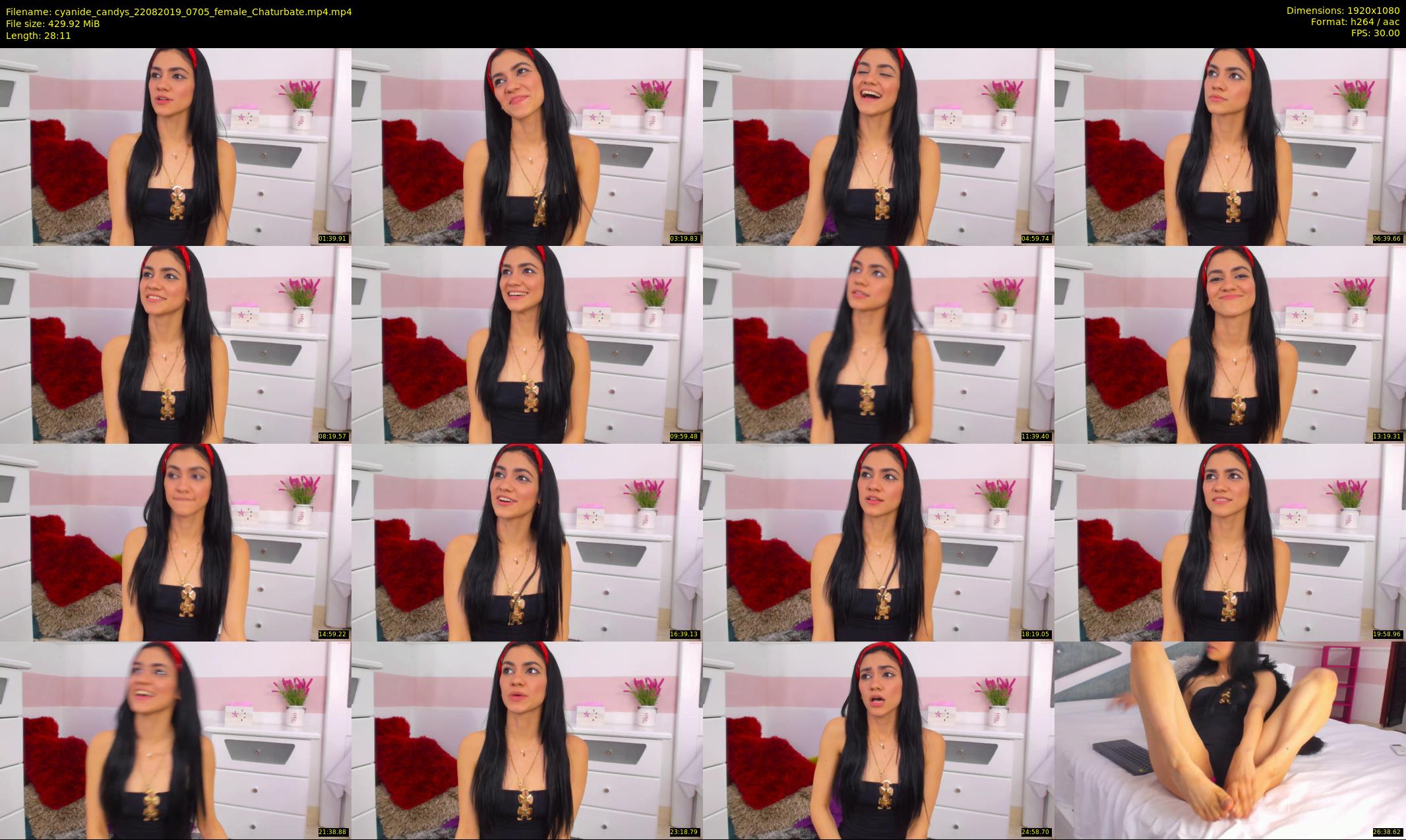 cyanide_candys — 29 minute Chaturbate female cam show recording, 1080p, Aug 22, 2019