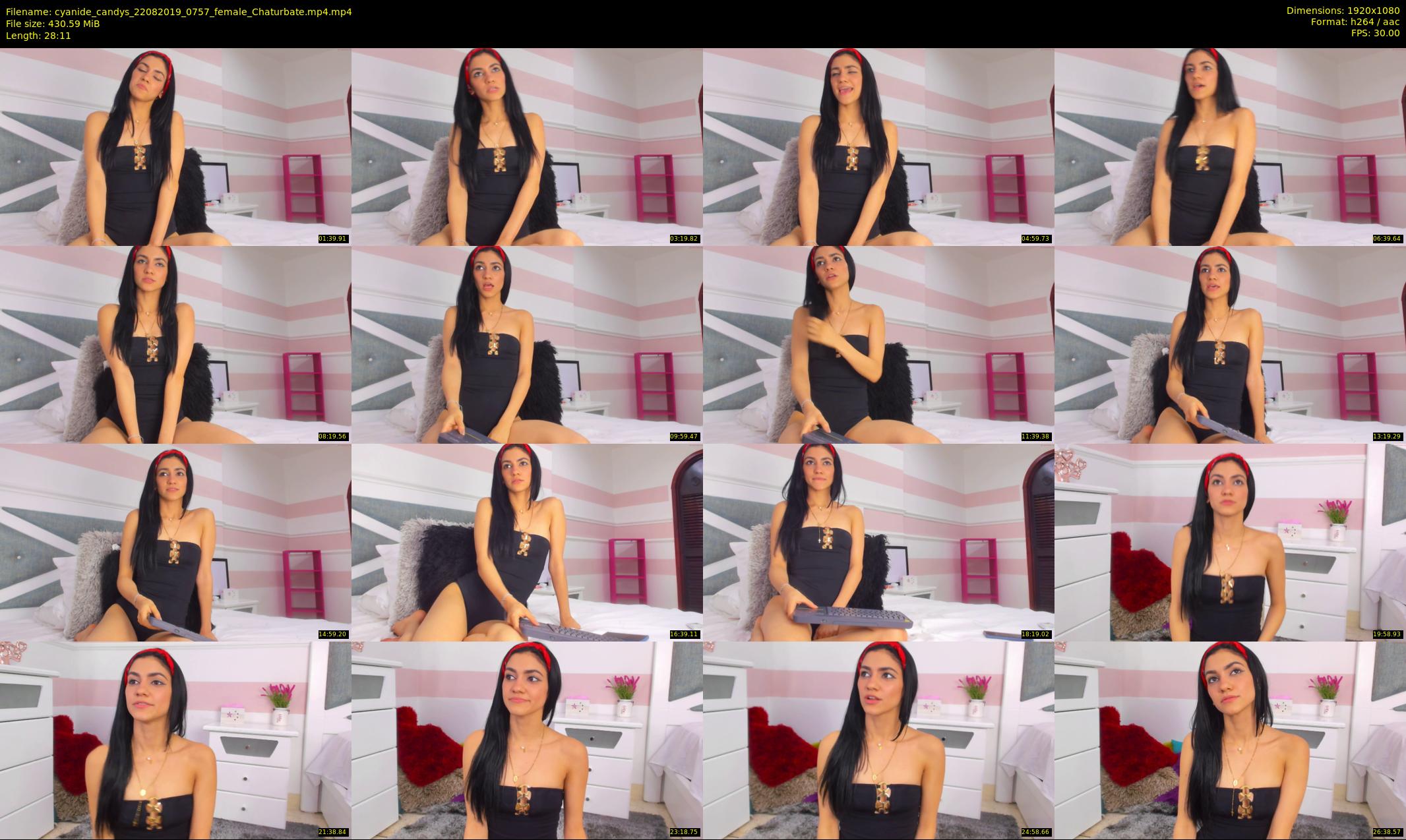 cyanide_candys — 29 minute Chaturbate female cam show recording, 1080p, Aug 22, 2019