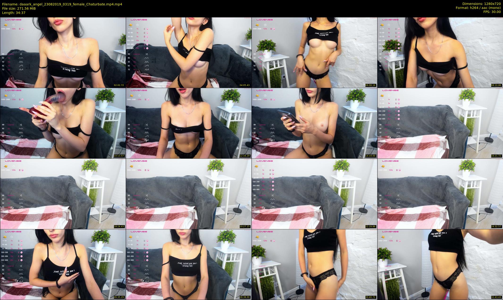 daaark_angel — 35 minute Chaturbate female cam show recording, 720p, Aug 23, 2019