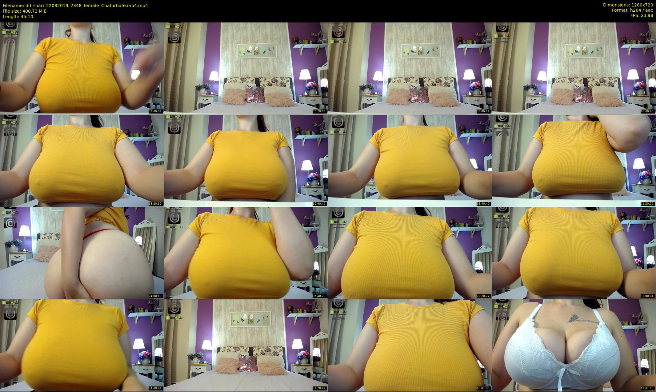 dd_shari — 46 minute Chaturbate female cam show recording, 720p, Aug 22, 2019