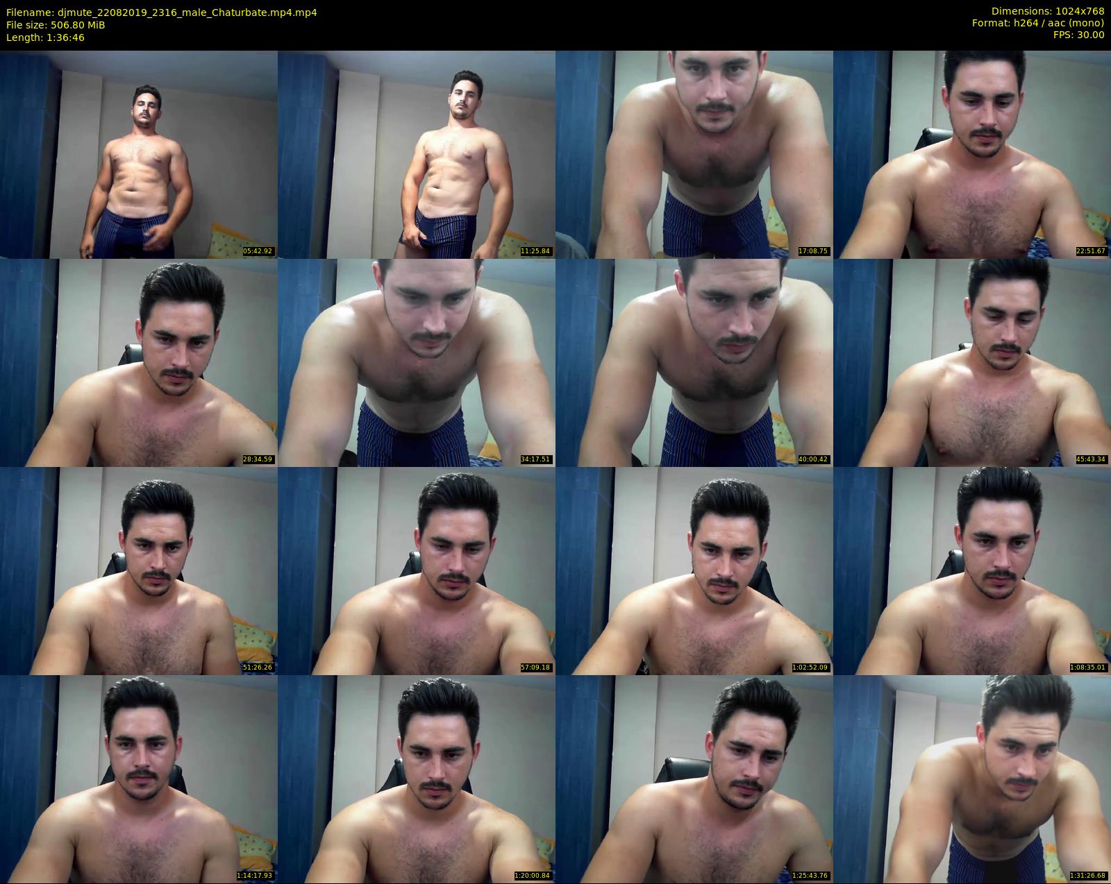 djmute — 97 minute Chaturbate male cam show recording, 720p, Aug 22, 2019