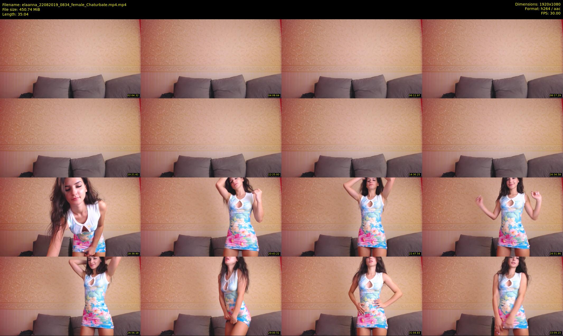 elaanna — 36 minute Chaturbate female cam show recording, 1080p, Aug 22, 2019