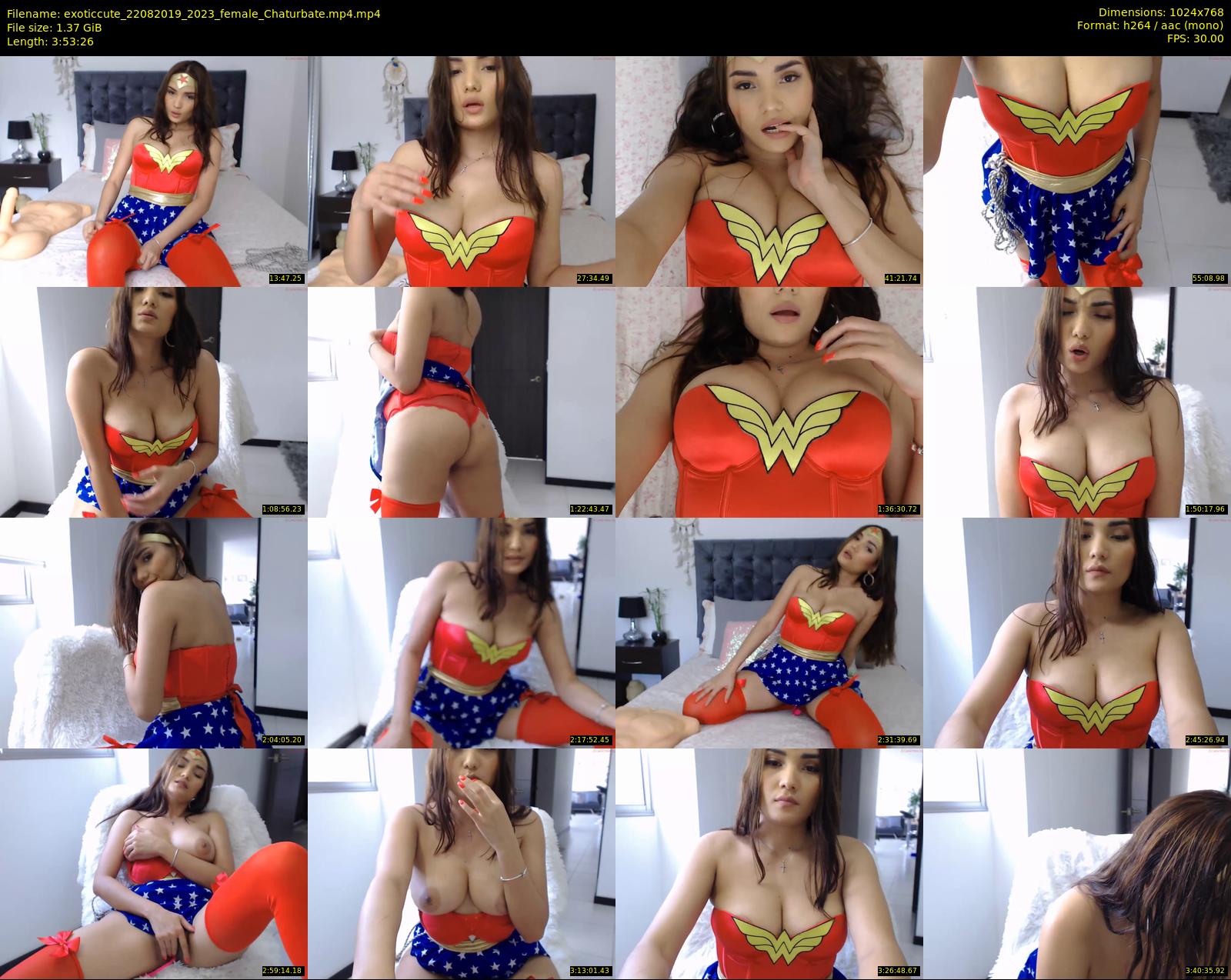 exoticcute — 234 minute Chaturbate female cam show recording, 720p, Aug 22, 2019