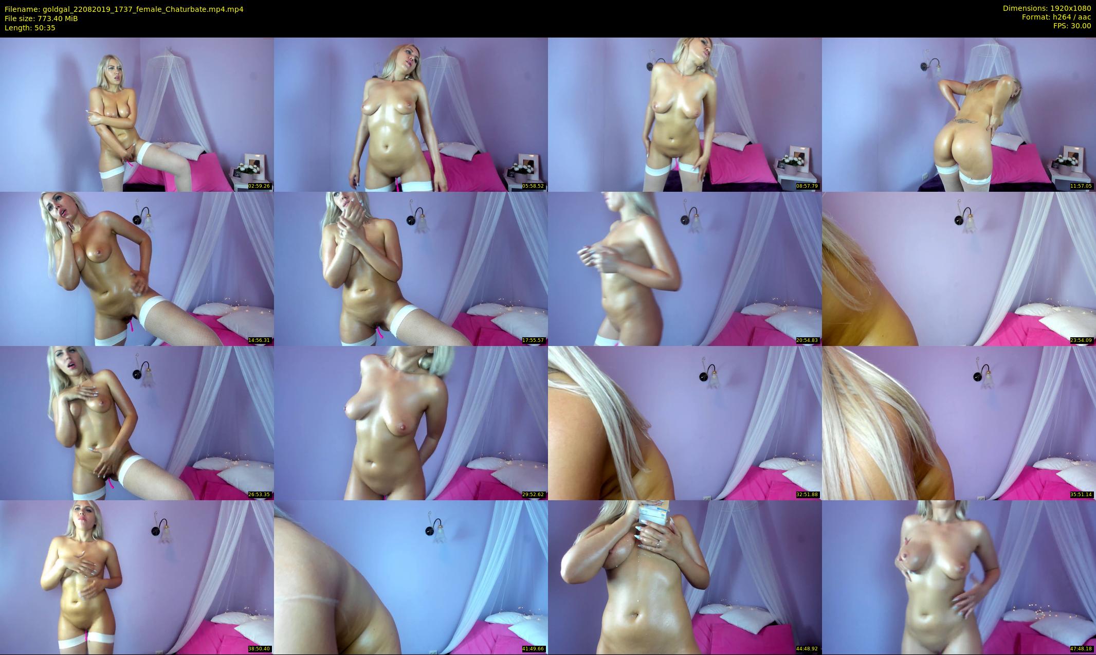 goldgal — 51 minute Chaturbate female cam show recording, 1080p, Aug 22, 2019