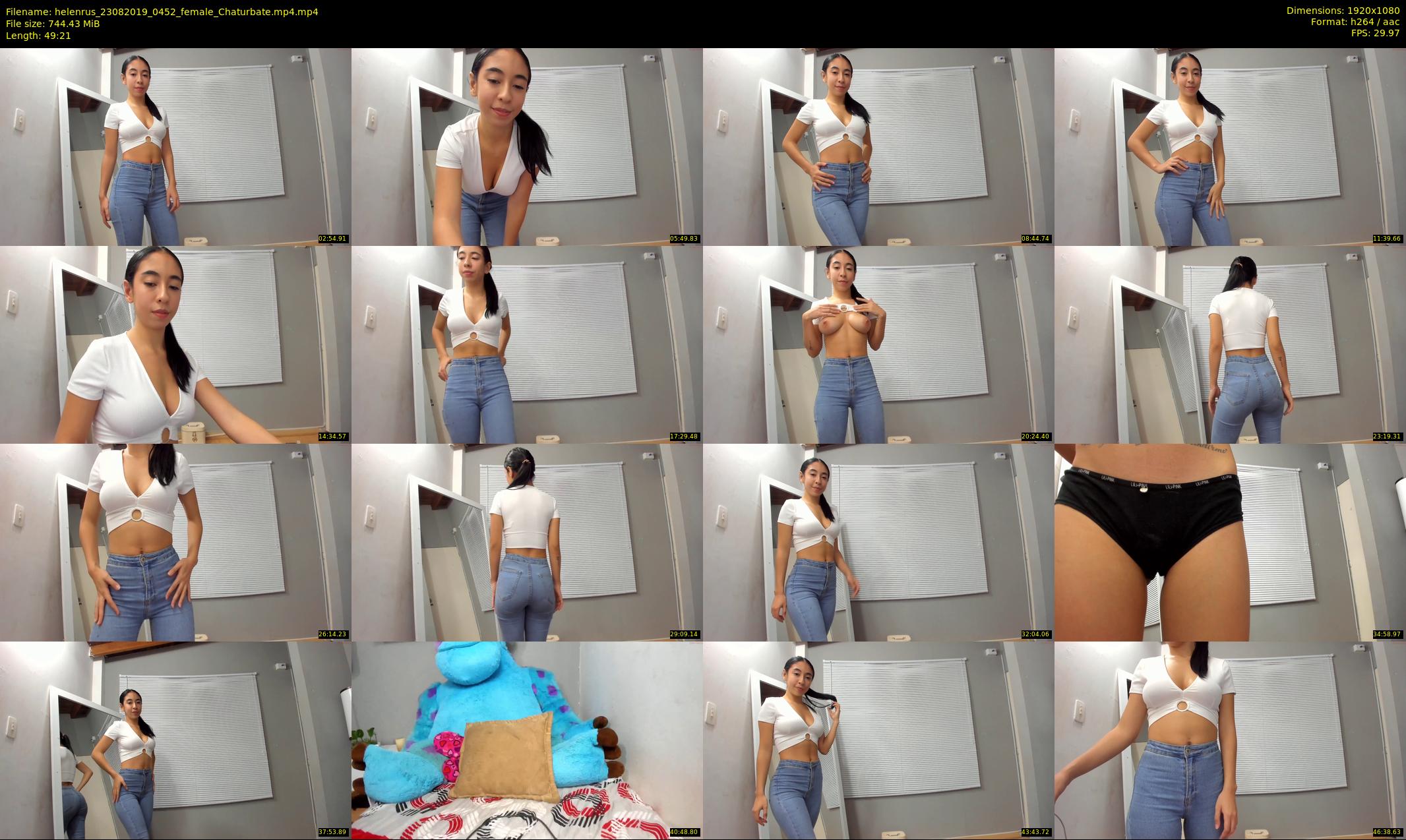 helenrus — 50 minute Chaturbate female cam show recording, 1080p, Aug 23, 2019